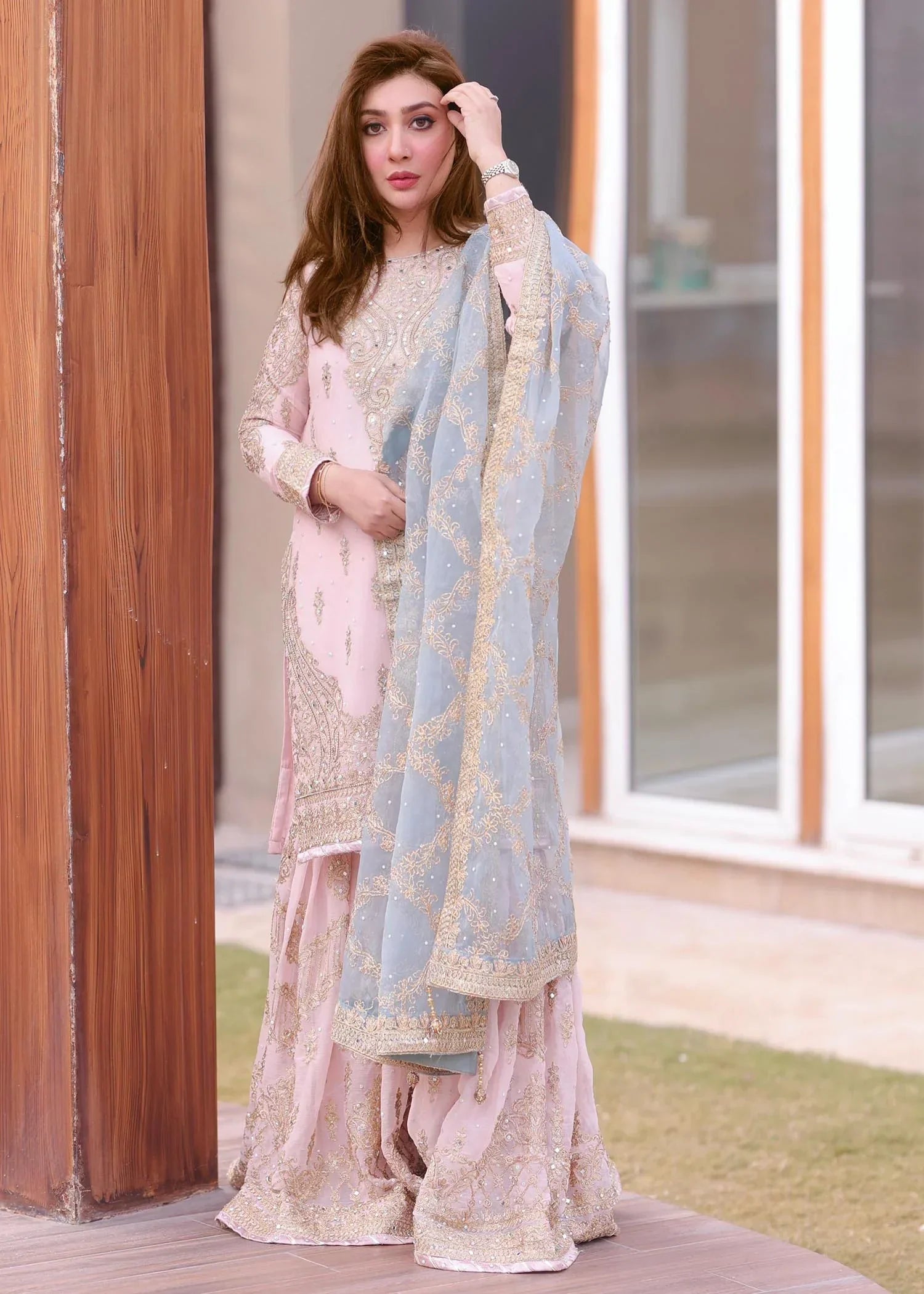 3 Piece Embroidered By Haseen - STITCHED