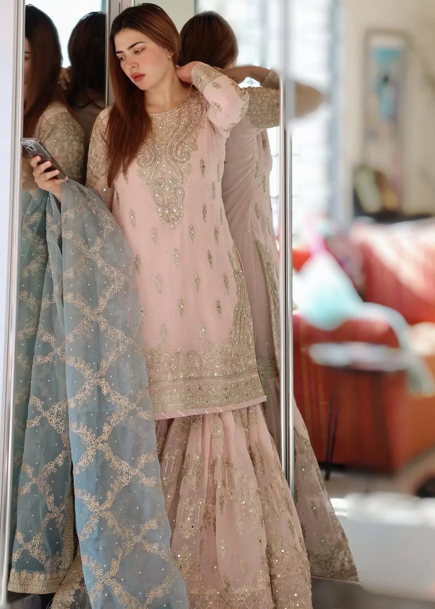 3 Piece Embroidered By Haseen - STITCHED