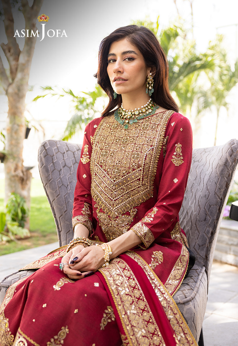 Embroidered Chiffon By Asim Jofa (Unstitched)