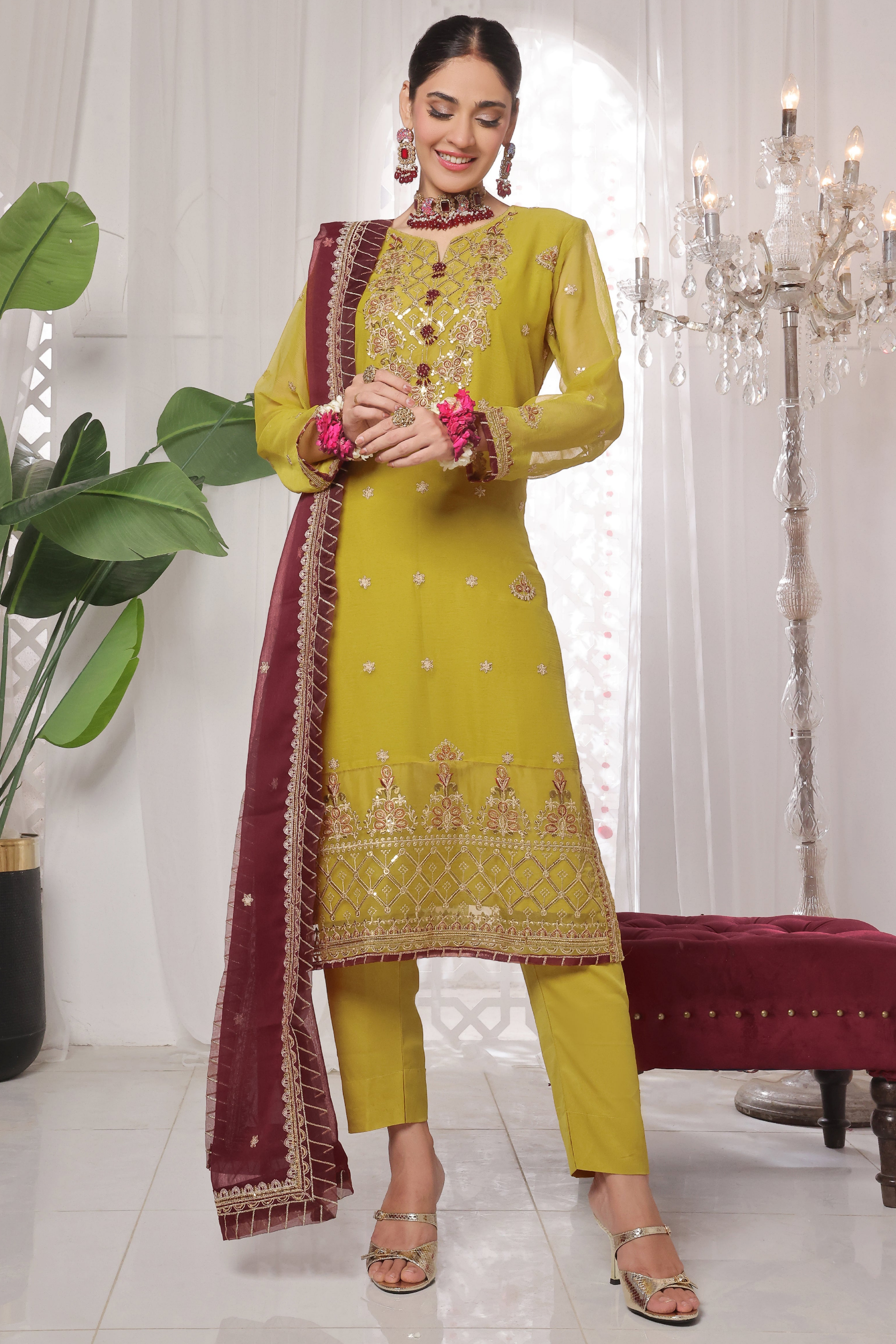 3 Piece Stitched - Malhaar
