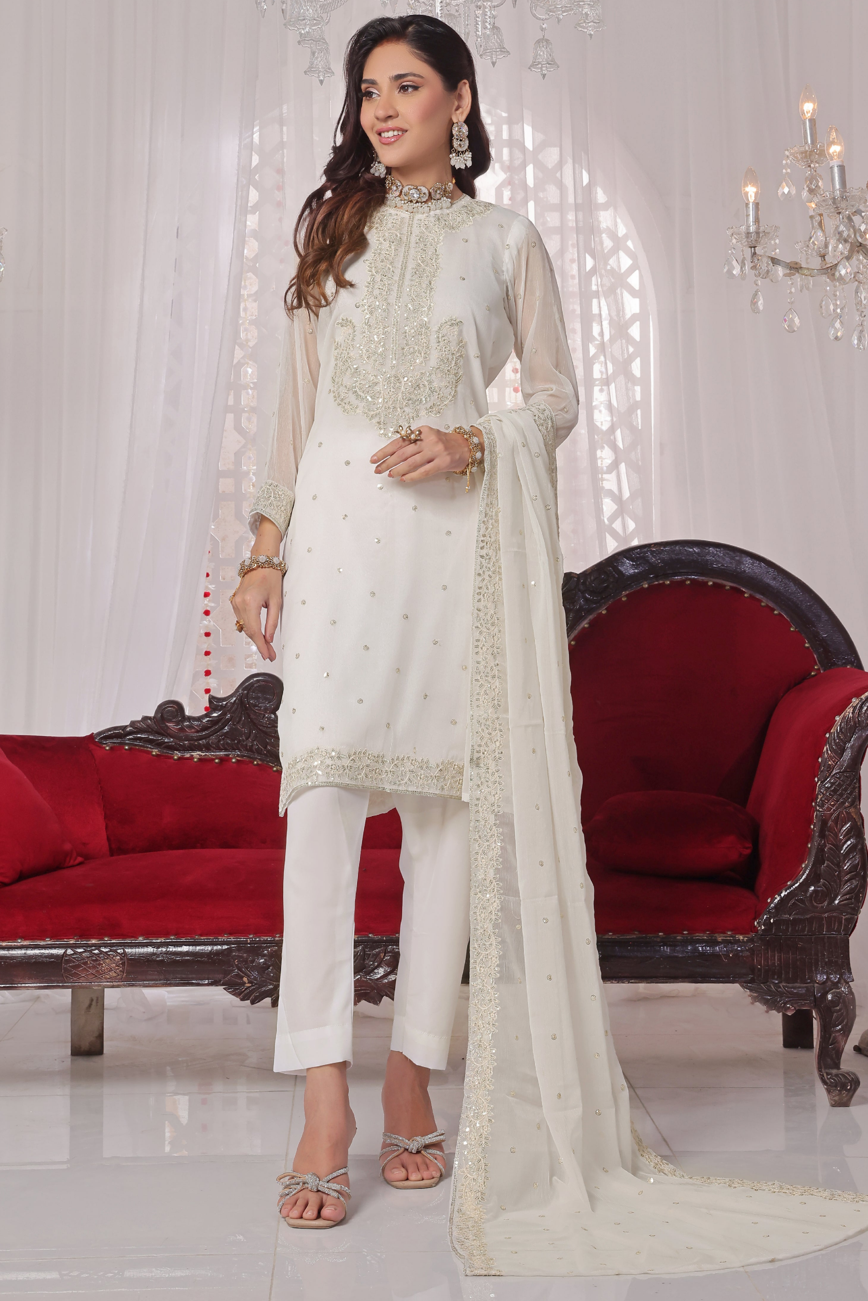 3 Piece Stitched - Aleena