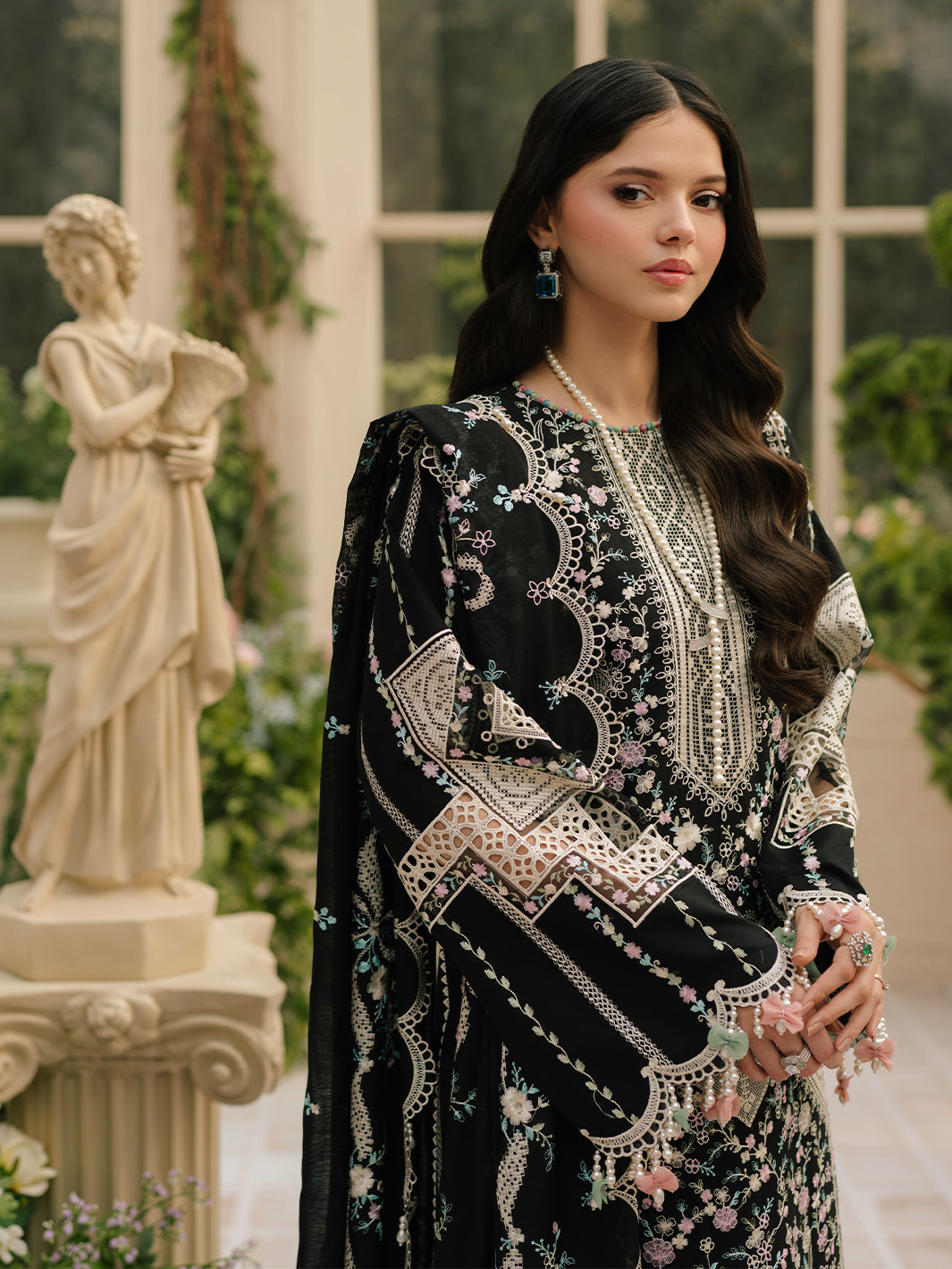 3 Piece Embroidered Luxury Lawn By Binilyas - UNSTITCHED