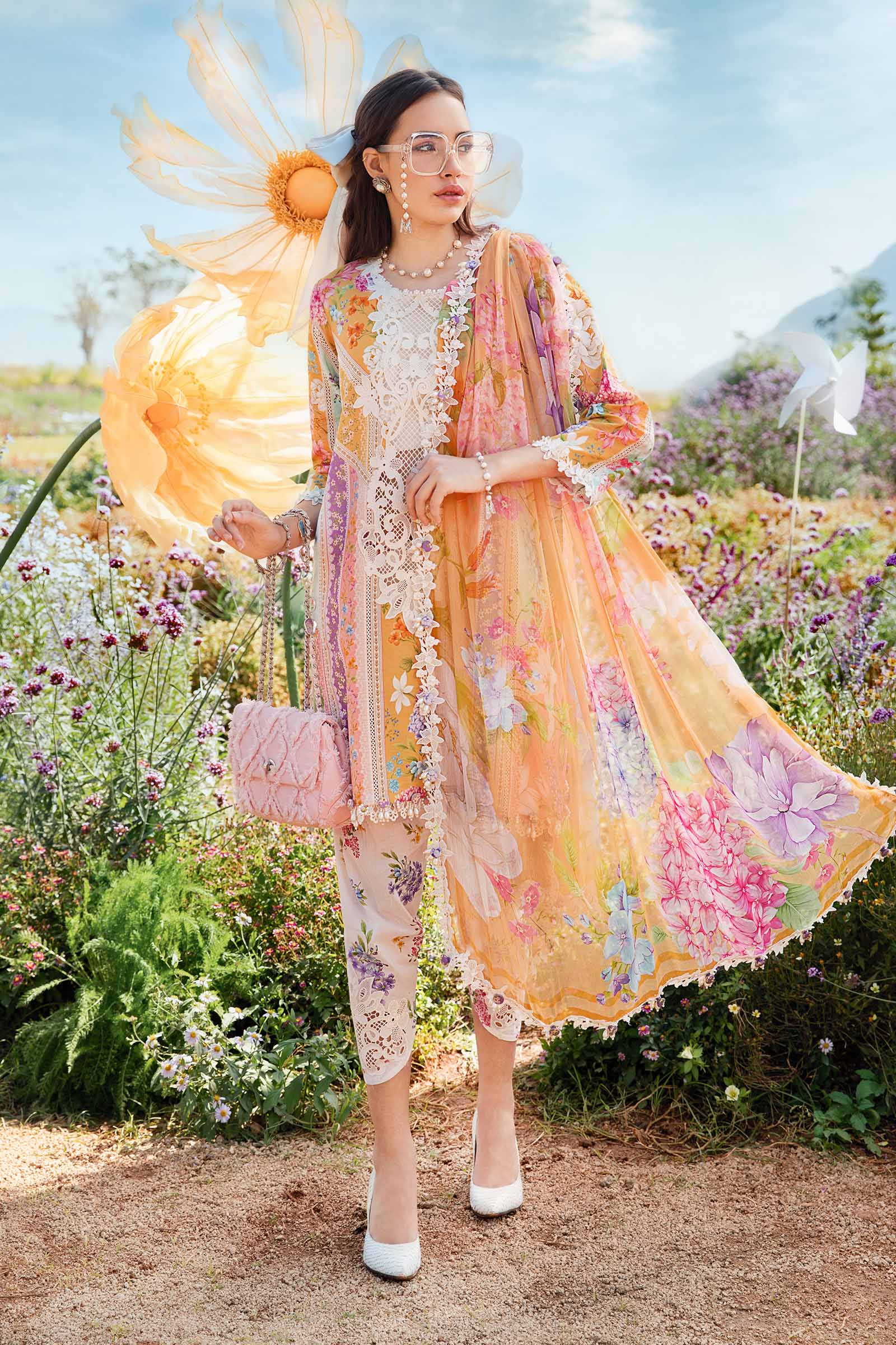 3 Piece Printed Lawn Suit by MARIA.B - UNSTITCHED
