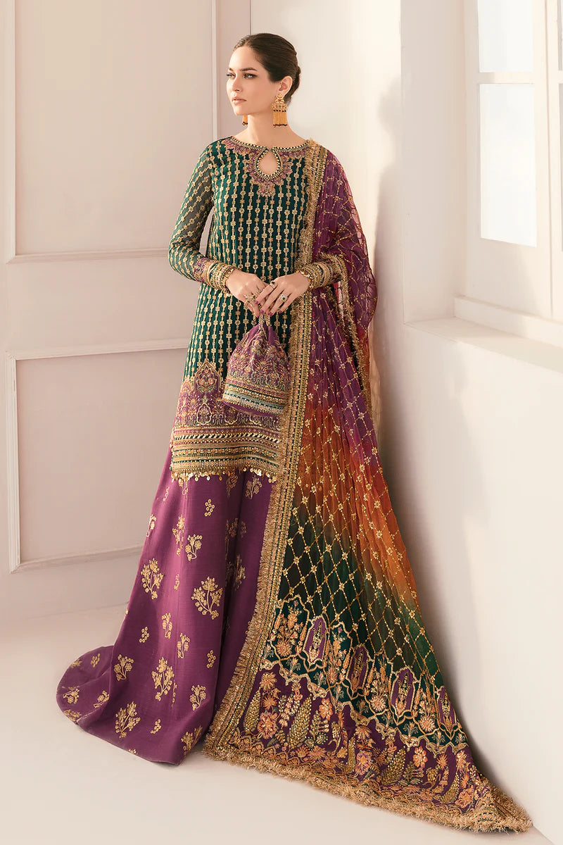 3 Piece Embroidered Chiffon by BAROQUE- UNSTITCHED