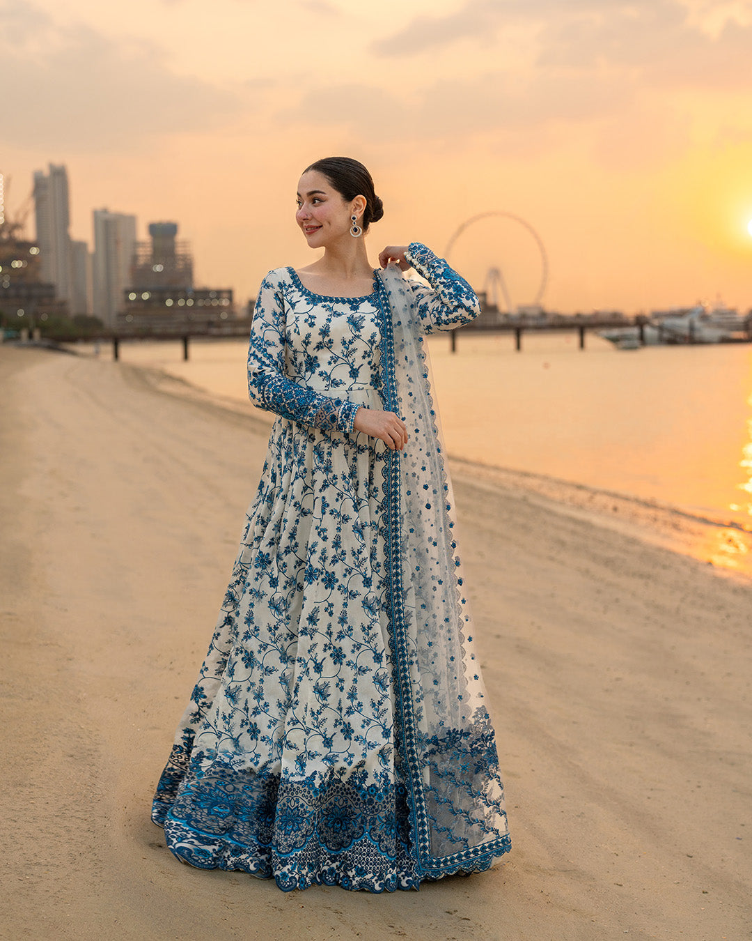 3 Piece Embroidered By Faiza Saqlain - UNSTITCHED