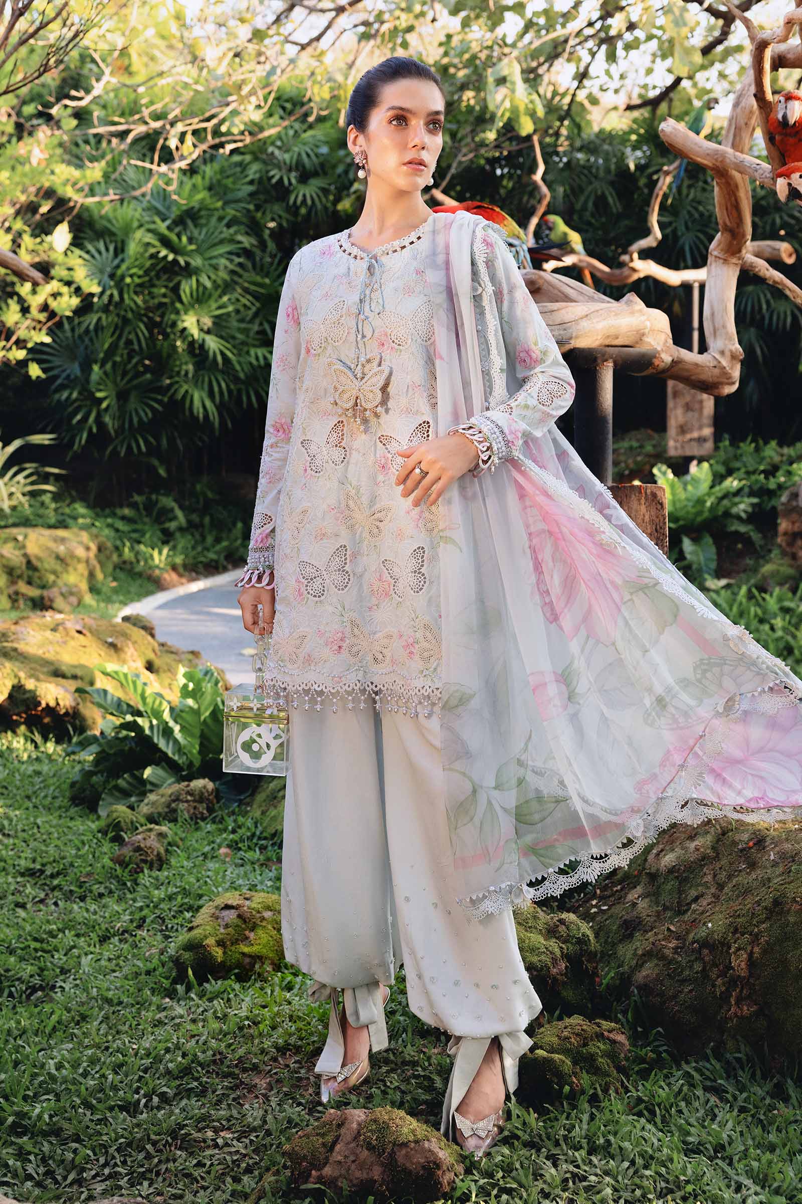 3 Piece Embroidered Lawn Suit by MARIA.B - UNSTITCHED