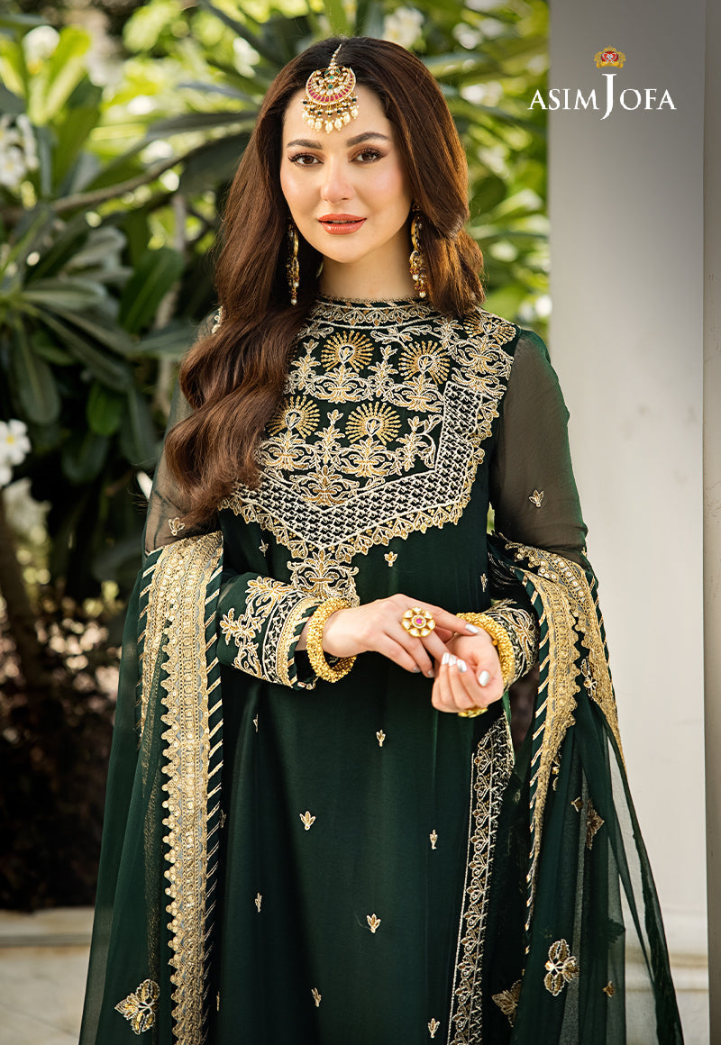 EMBROIDERED CHIFFON By ASIM JOFA (Stitched) MZD-169