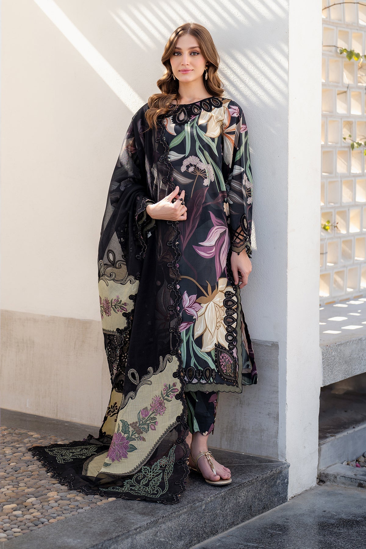 3 Piece Embroidered Lawn - UNSTITCHED
