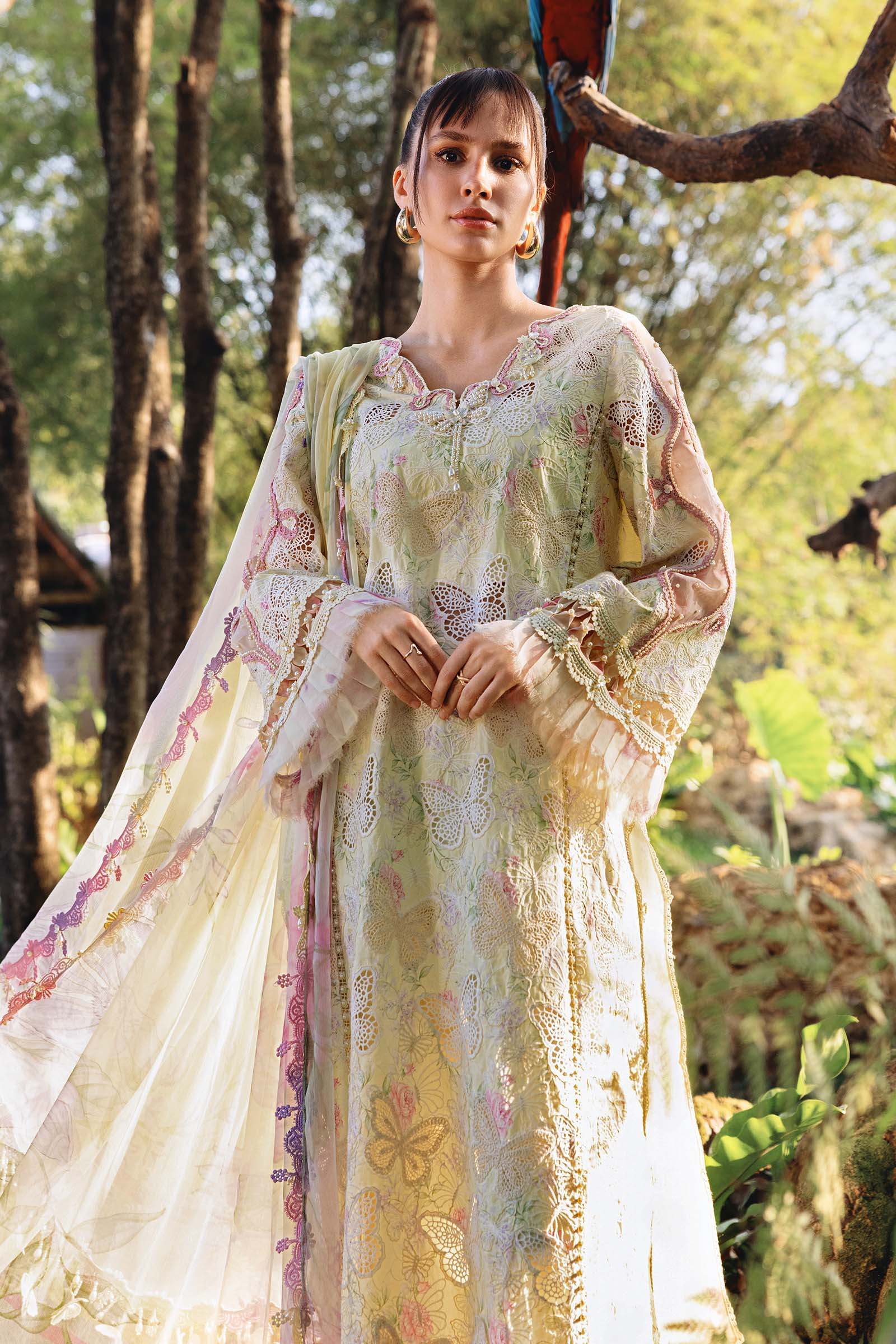 3 Piece Embroidered Lawn Suit by MARIA.B - UNSTITCHED