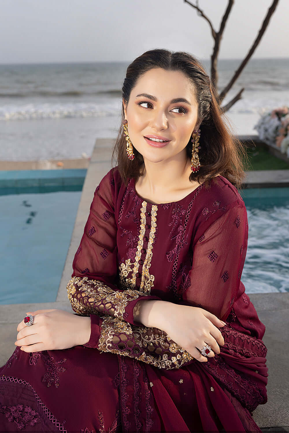 Carnelian By Azure MZD-155 - STITCHED