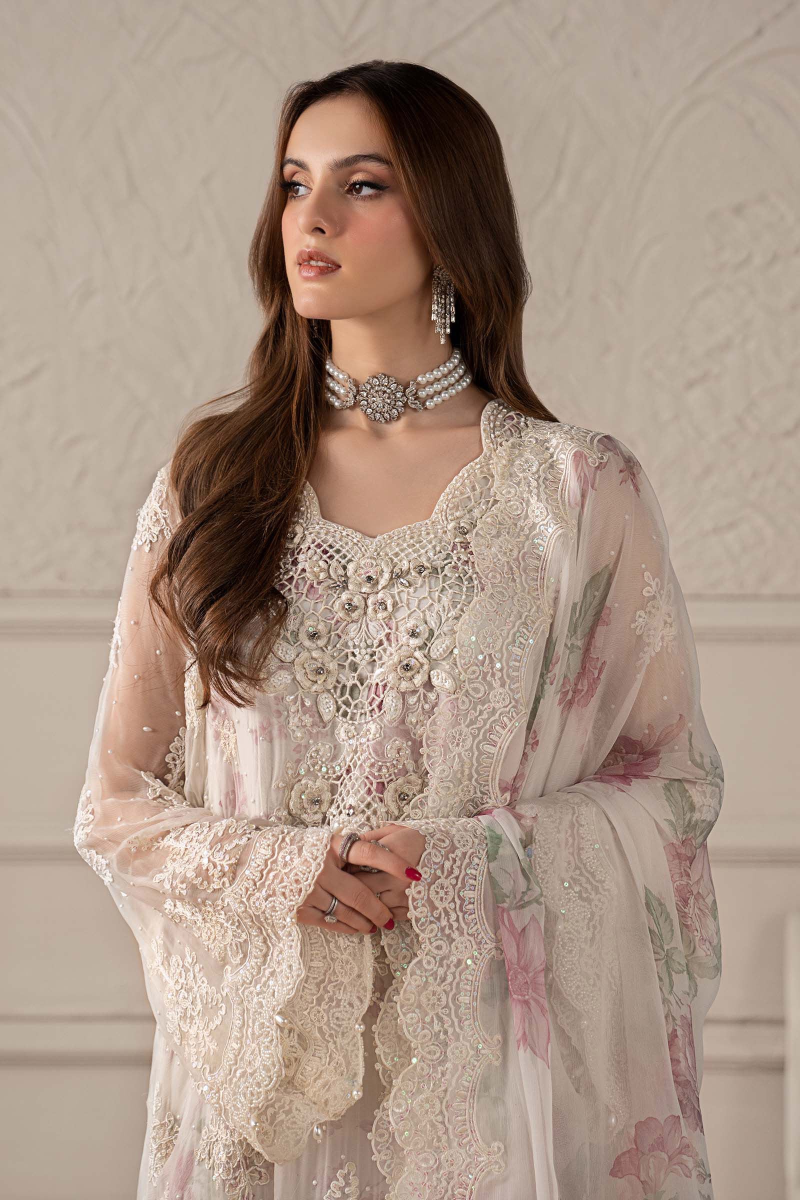 3 Piece Embroidered Chiffon By Maria.B - UNSTITCHED