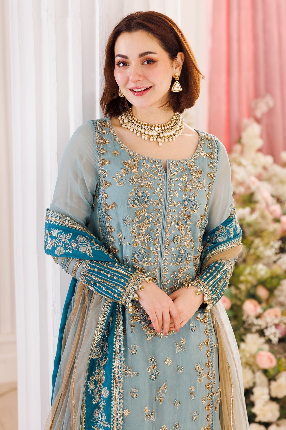 3 Piece Embroidered Adda Work By Charizma - UNSTITCHED