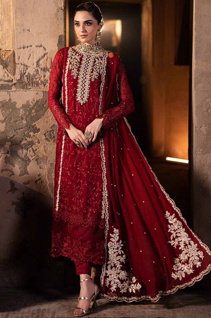 3 Piece Embroidered By Azure - STITCHED