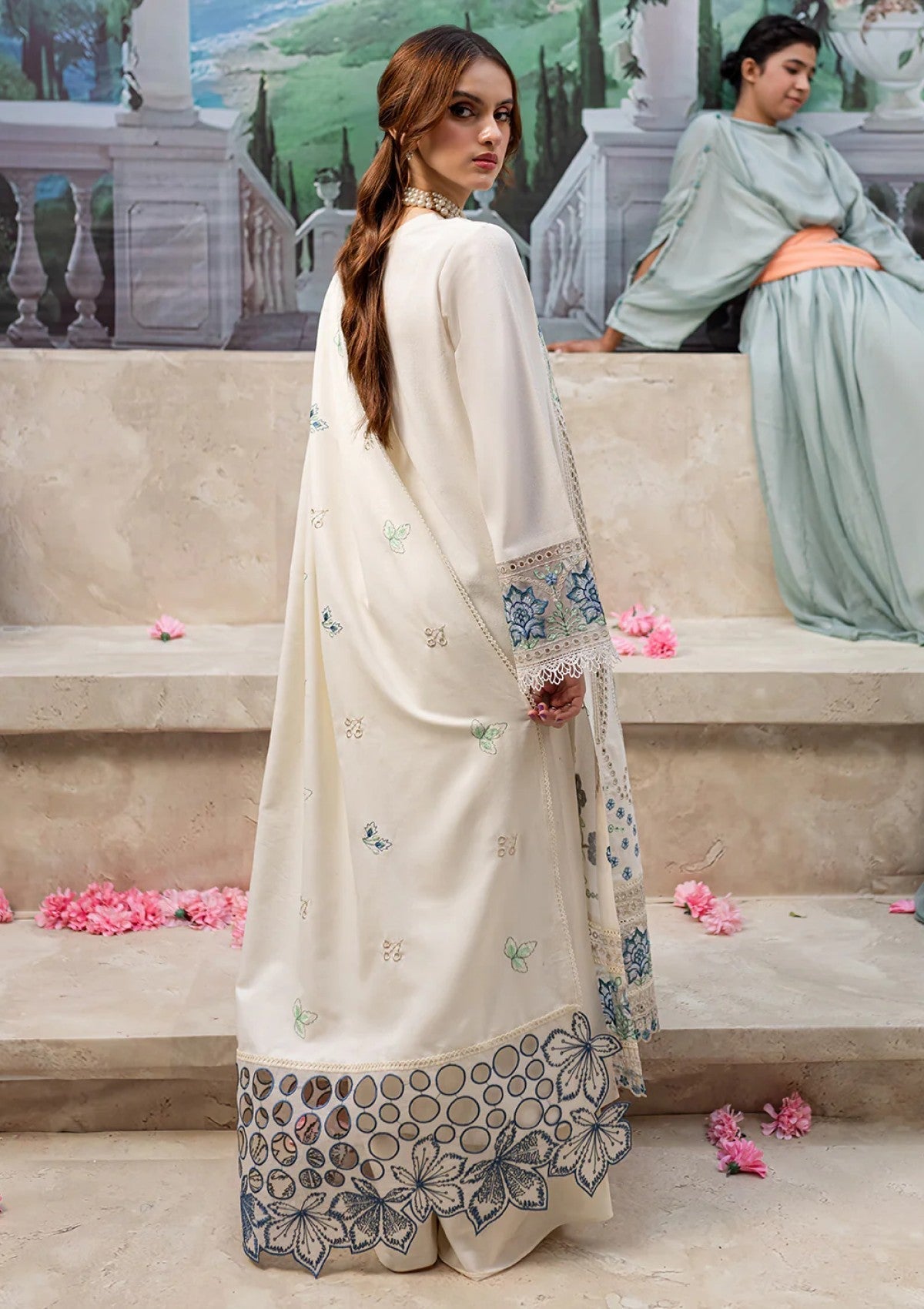 3 piece Unstitched - JAZMIN Luxury lawn