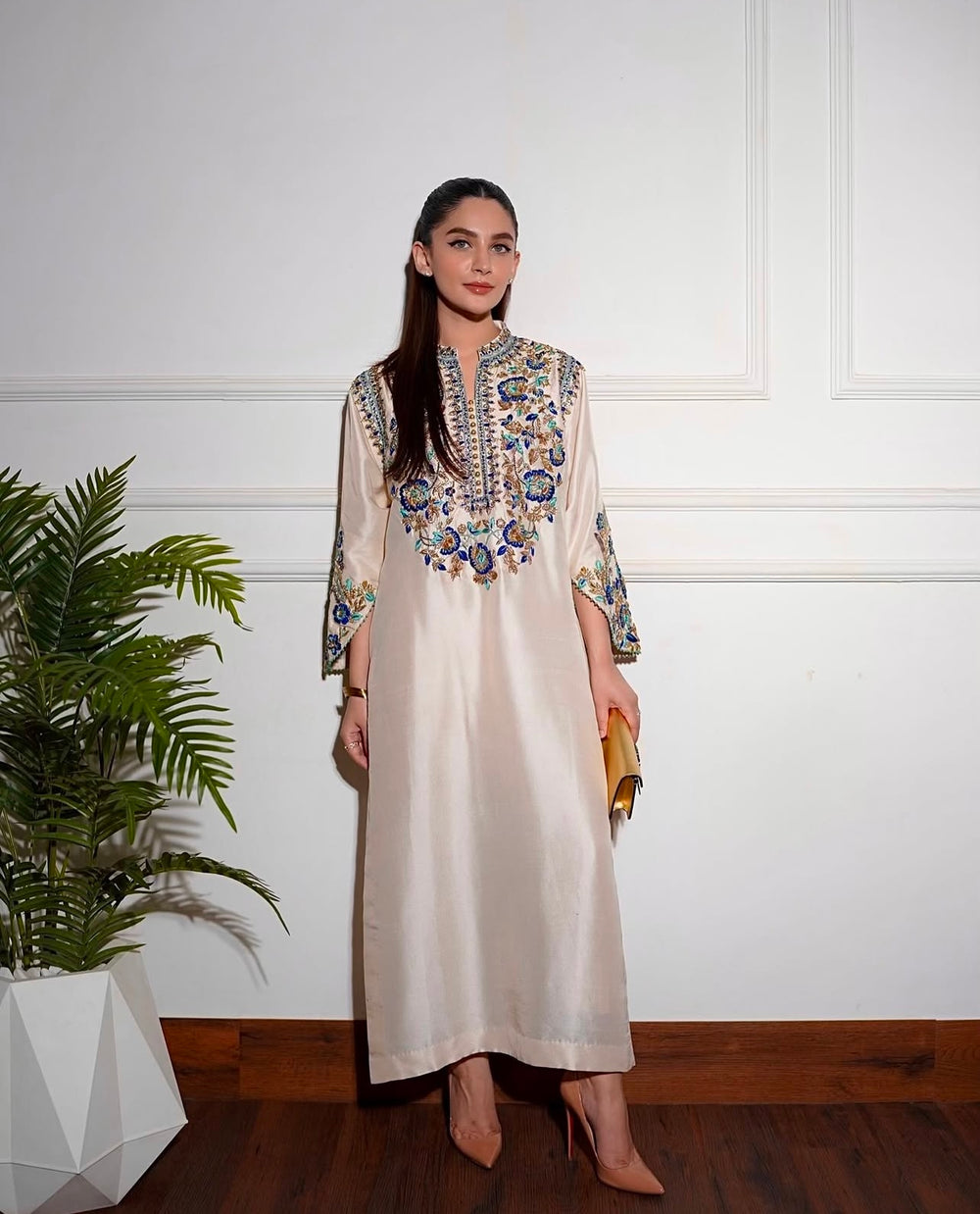 Alizay Saad Luxury Silk - 3 Piece Unstitched