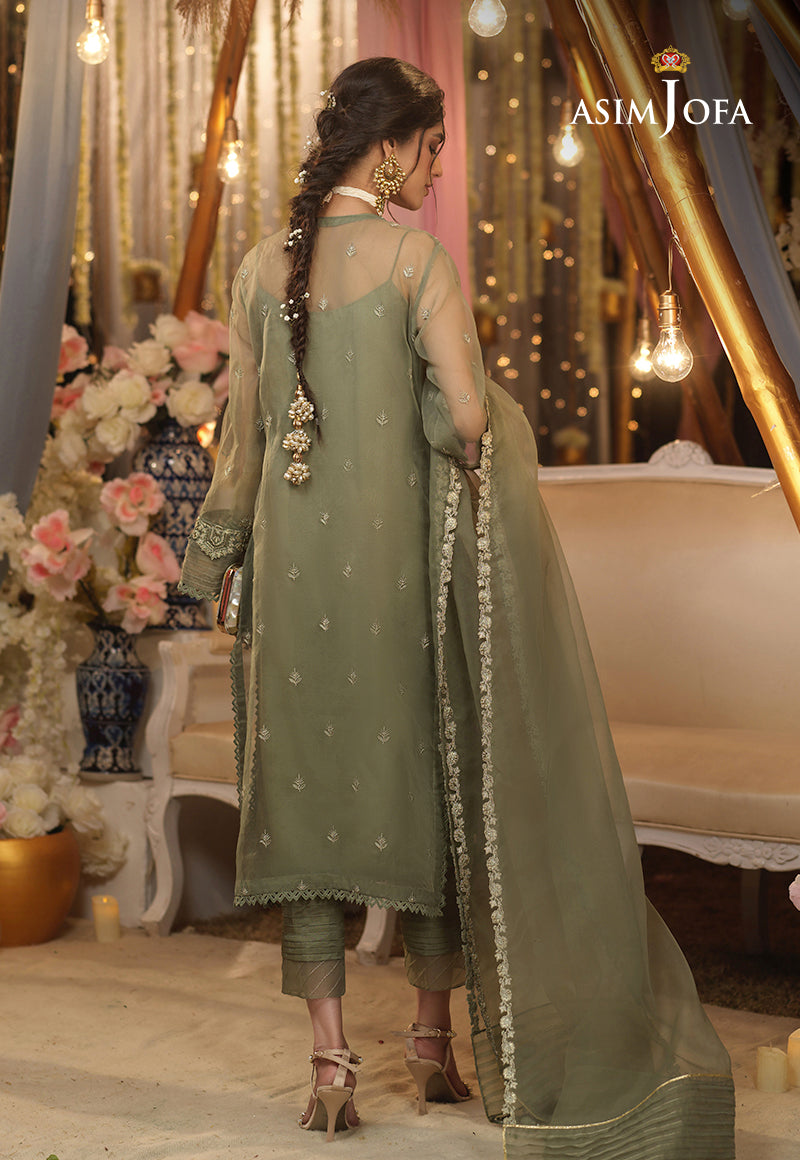 Embroidered Organza By Asim Jofa - UNSTITCHED
