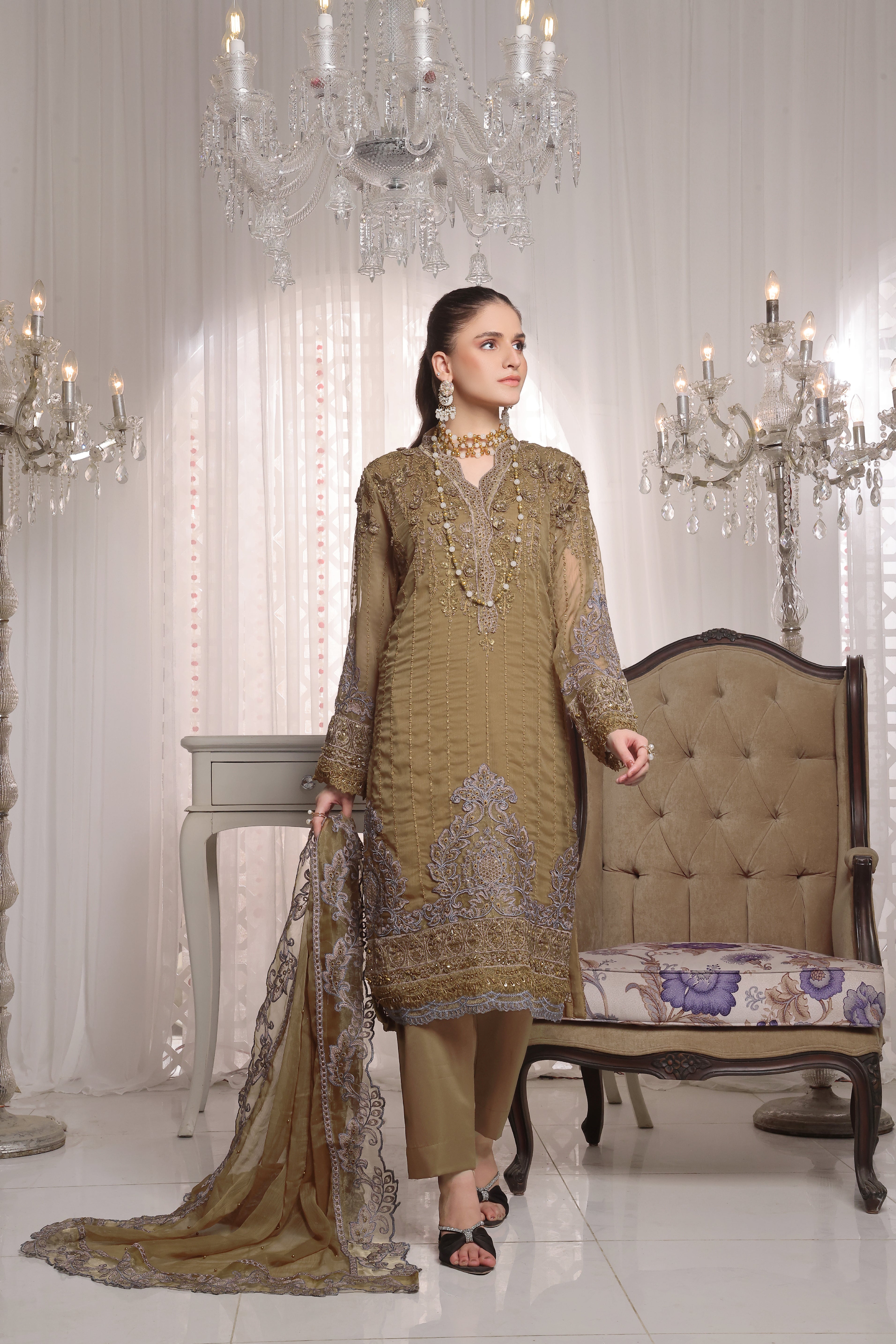 3 Piece Stitched - Mirha