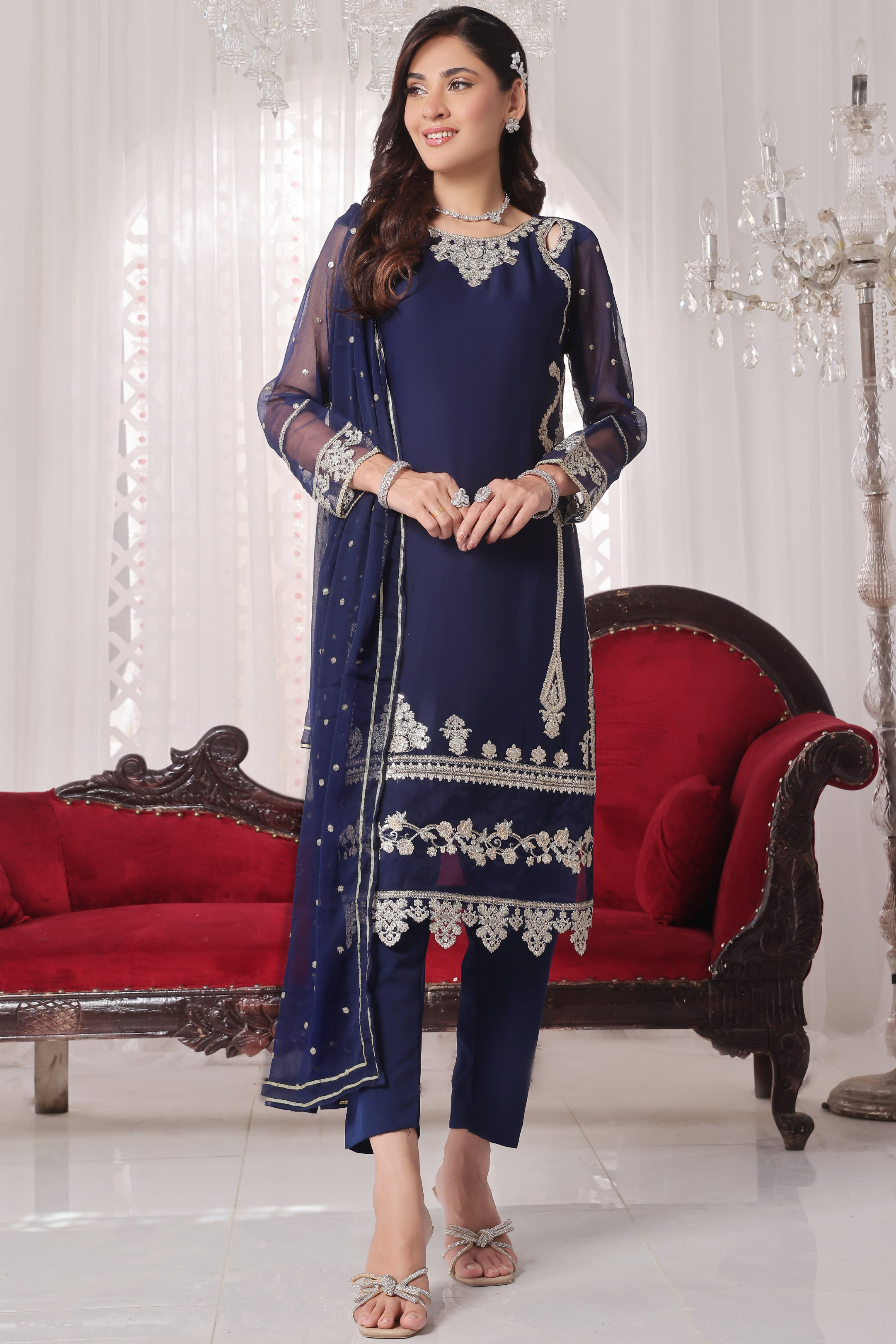 3 Piece Stitched - Nawal