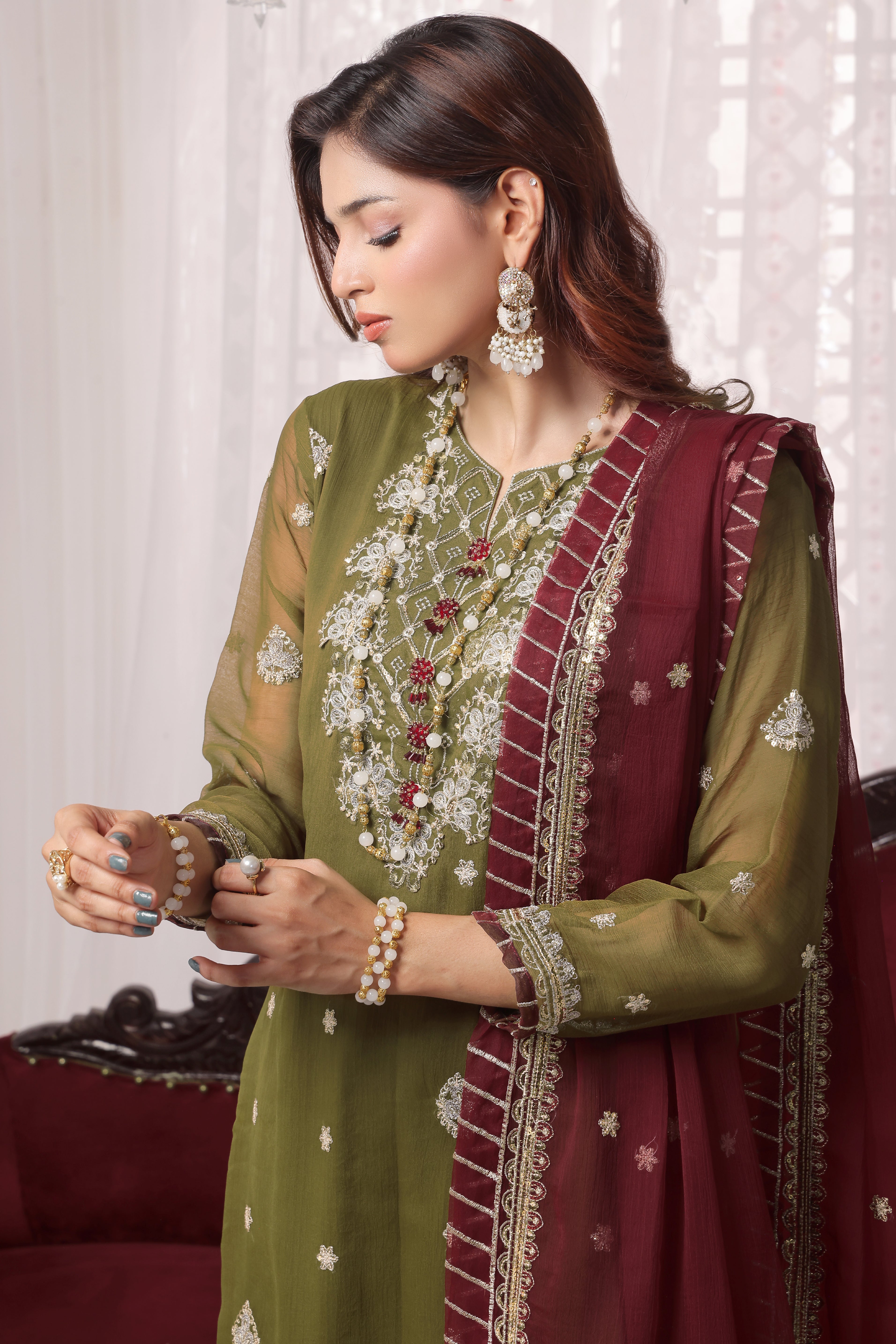 3 Piece Stitched - Ziyana
