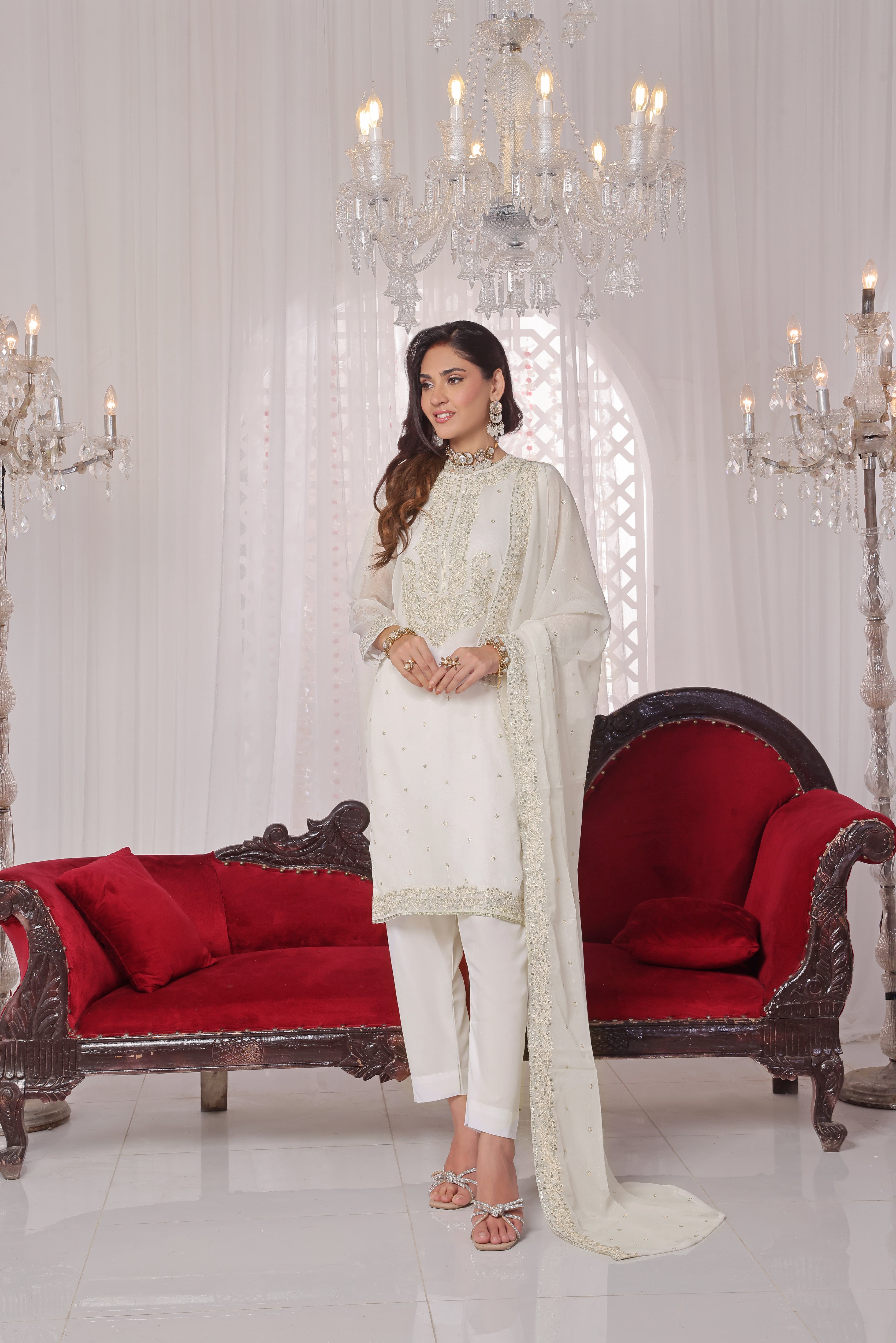 3 Piece Stitched - Aleena