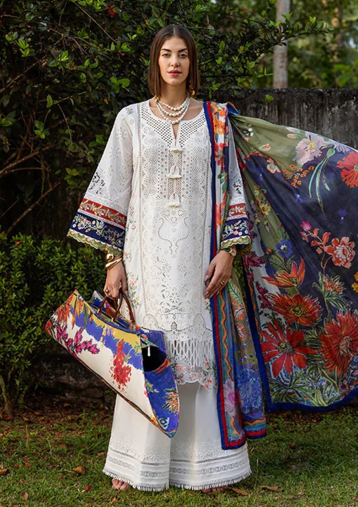 3 Piece Embroidered Lawn By Esmel - UNSTITCHED