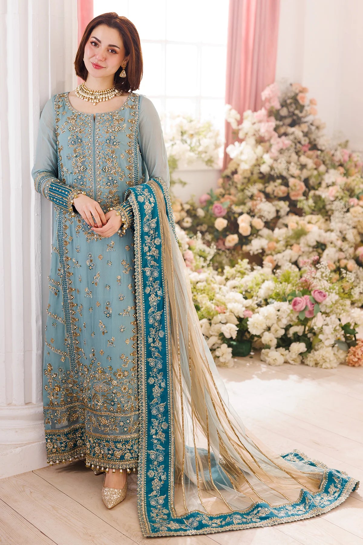 4 Piece Embroidered Chiffon by Charizma - UNSTITCHED