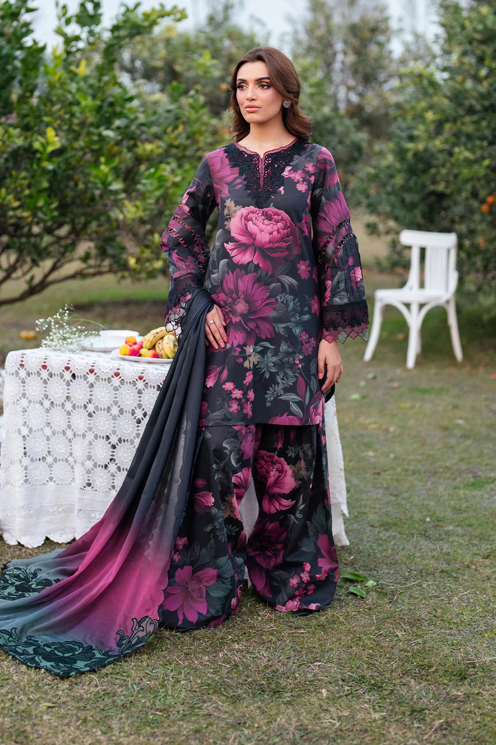 3 Piece Embroidered Lawn by IZNIK - UNSTITCHED