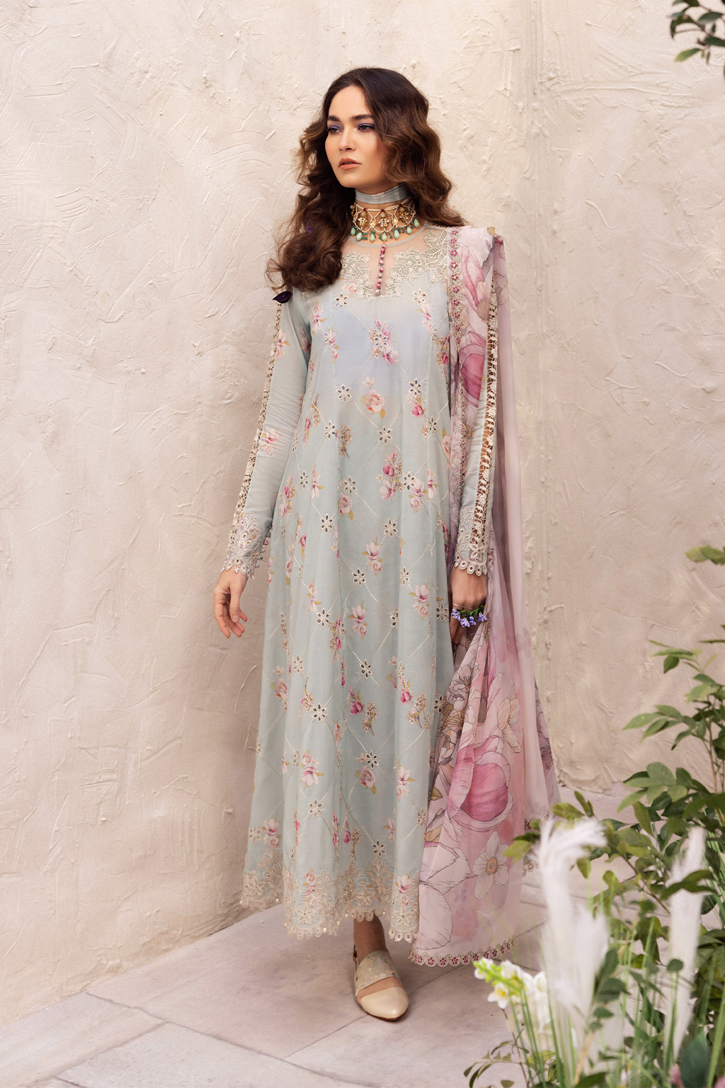 3 Piece Embroidered Printed Lawn By Iznik - UNSTITCHED
