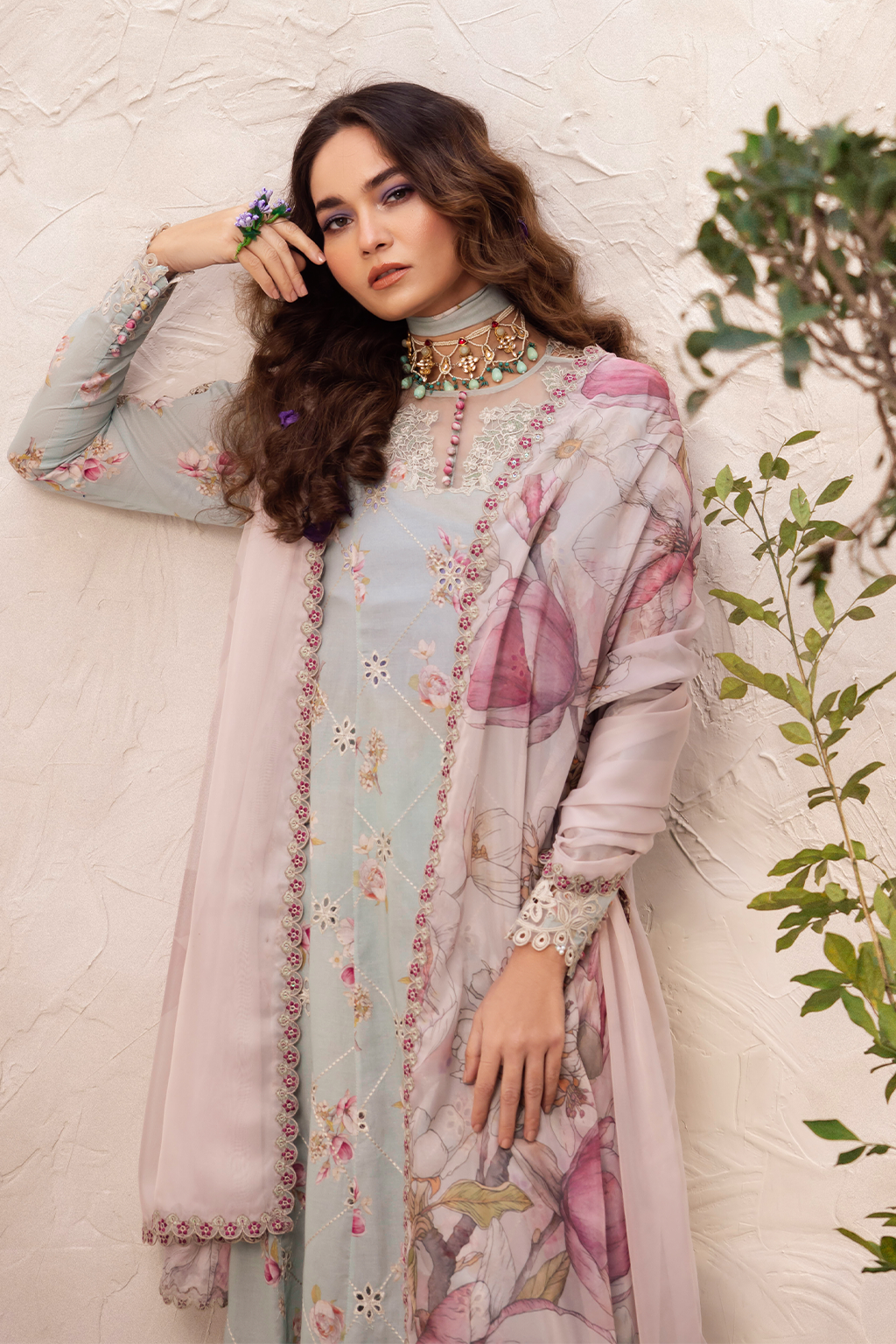 3 Piece Embroidered Printed Lawn By Iznik - UNSTITCHED