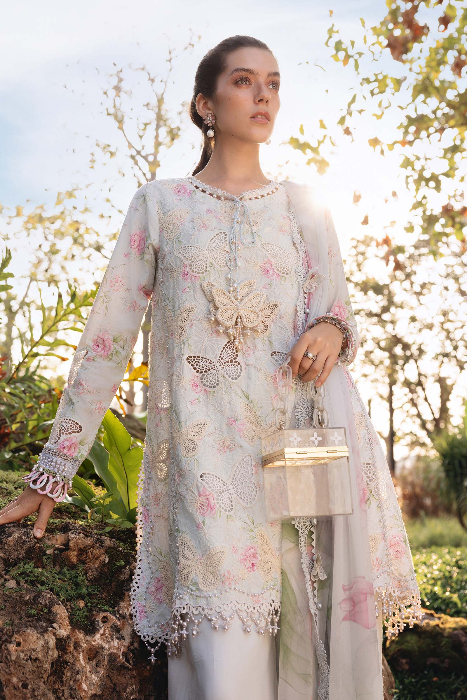 3 Piece Embroidered Lawn Suit by MARIA.B - UNSTITCHED