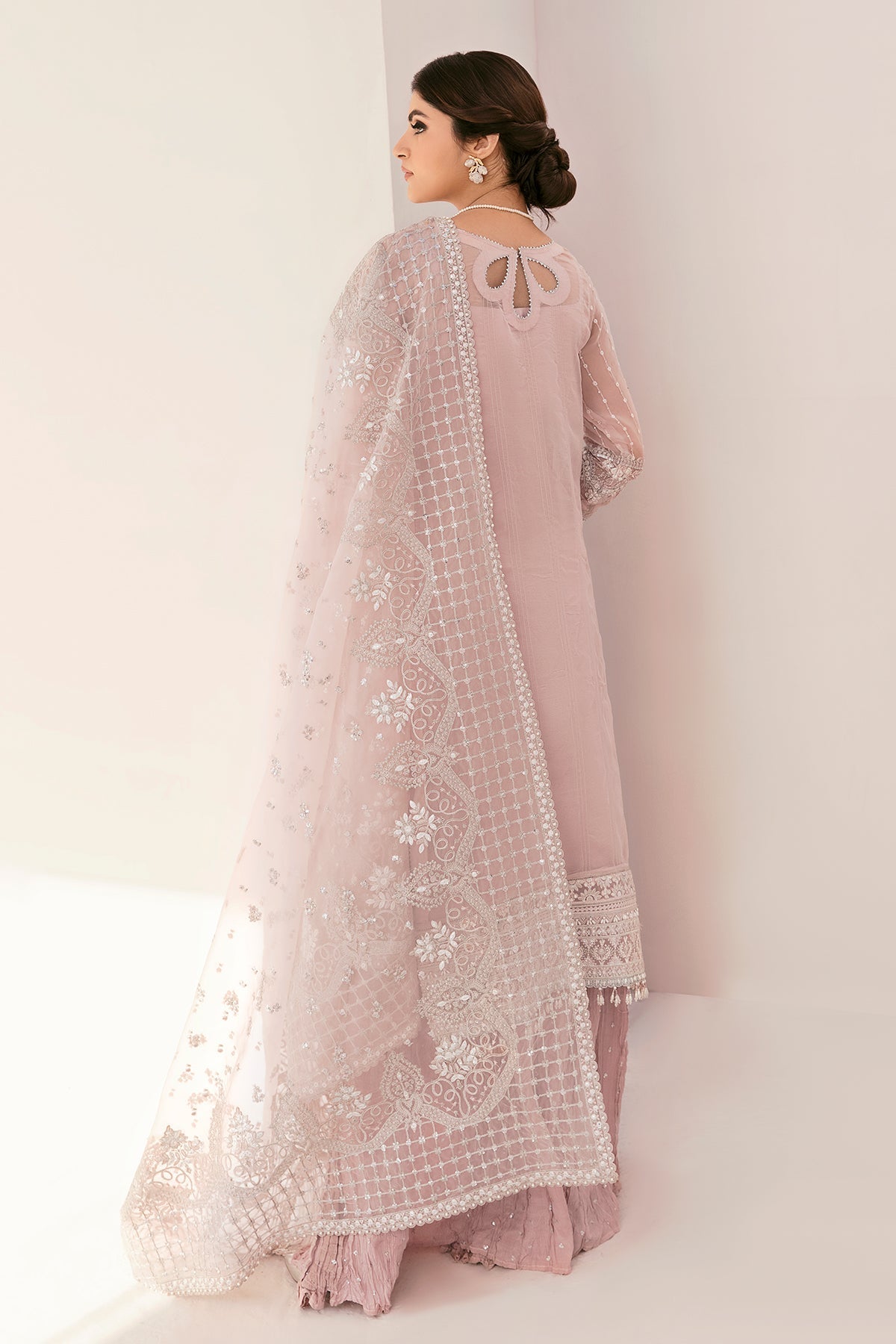 Embroidered Chiffon By Baroque - UNSTITCHED