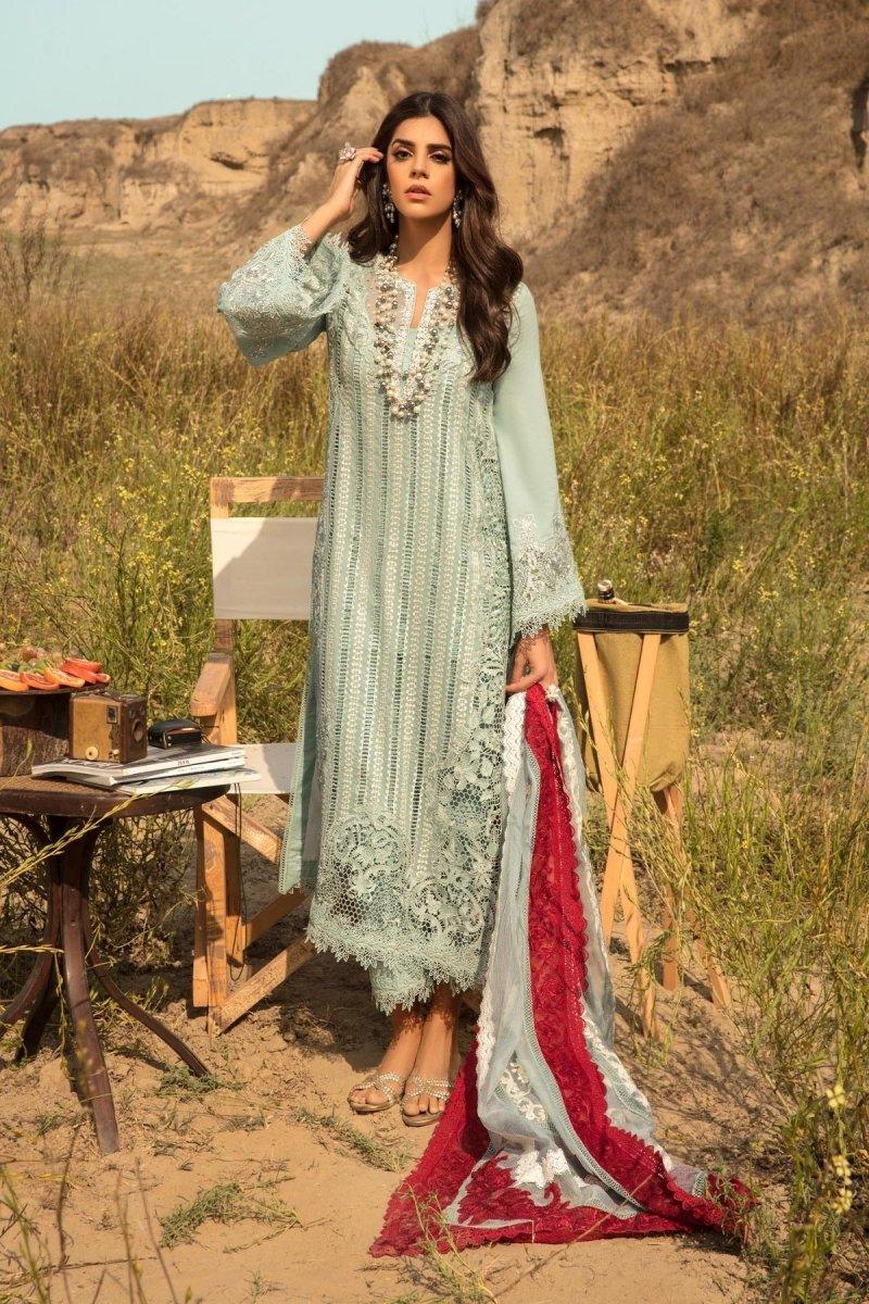 3 Piece Chikankari Crimson by Saira Shakira - UNSTITCHED