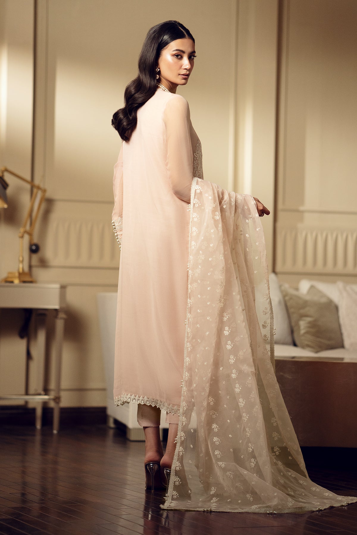 3-Piece Chiffon Suit - Baroque (STITCHED)