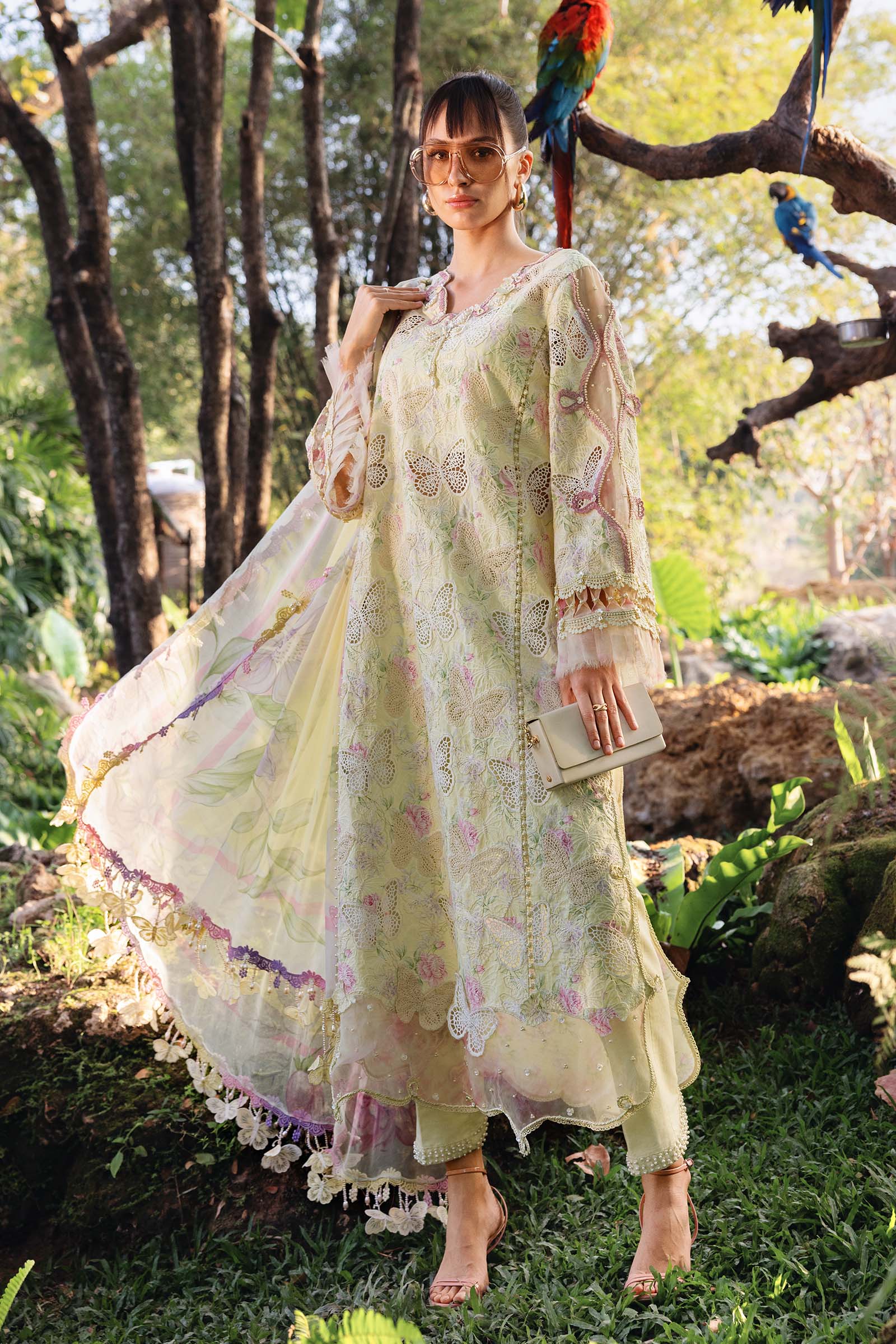 3 Piece Embroidered Printed Lawn By Maria.B - UNSTITCHED