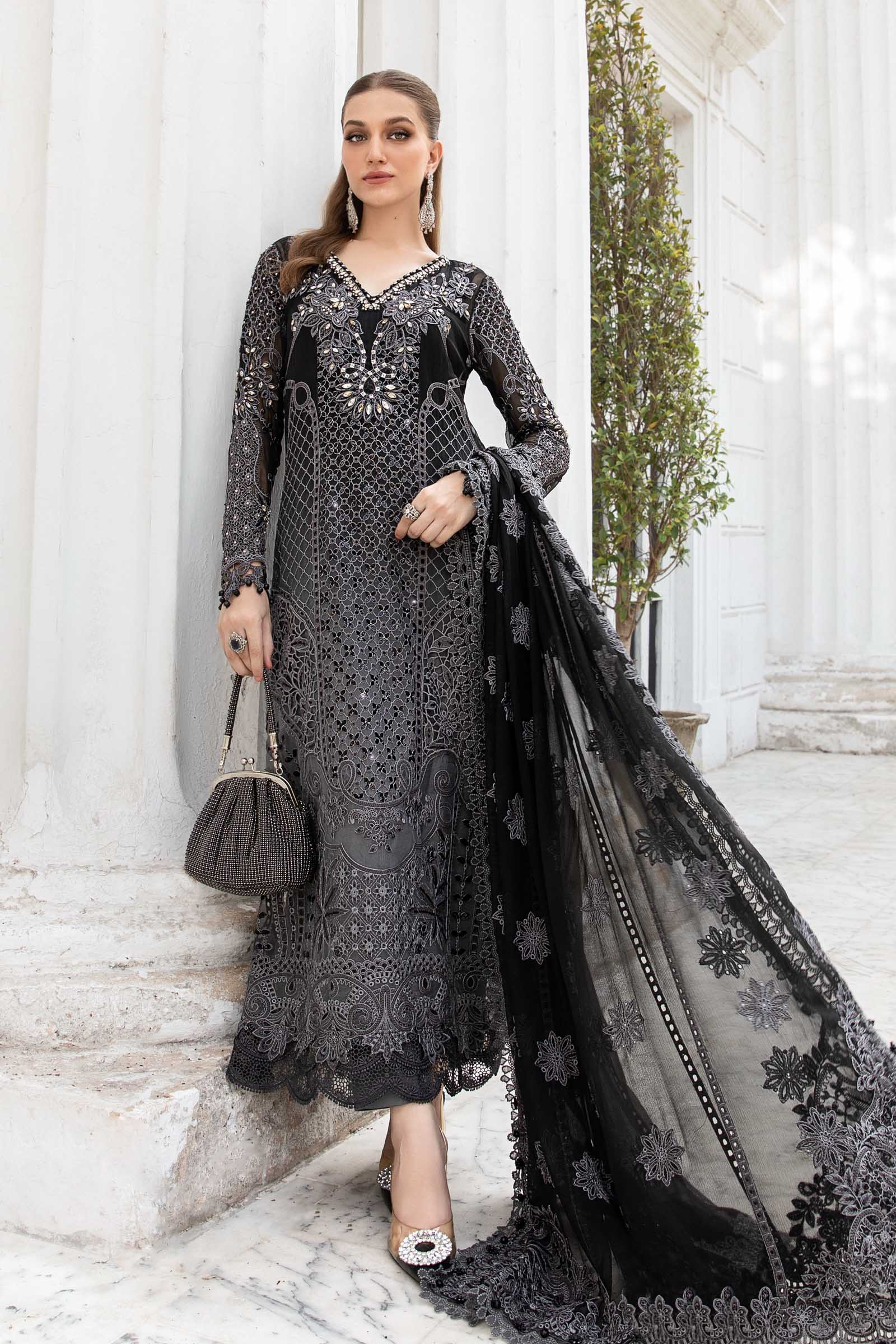 Embroidered Chiffon By Maria.B - UNSTITCHED