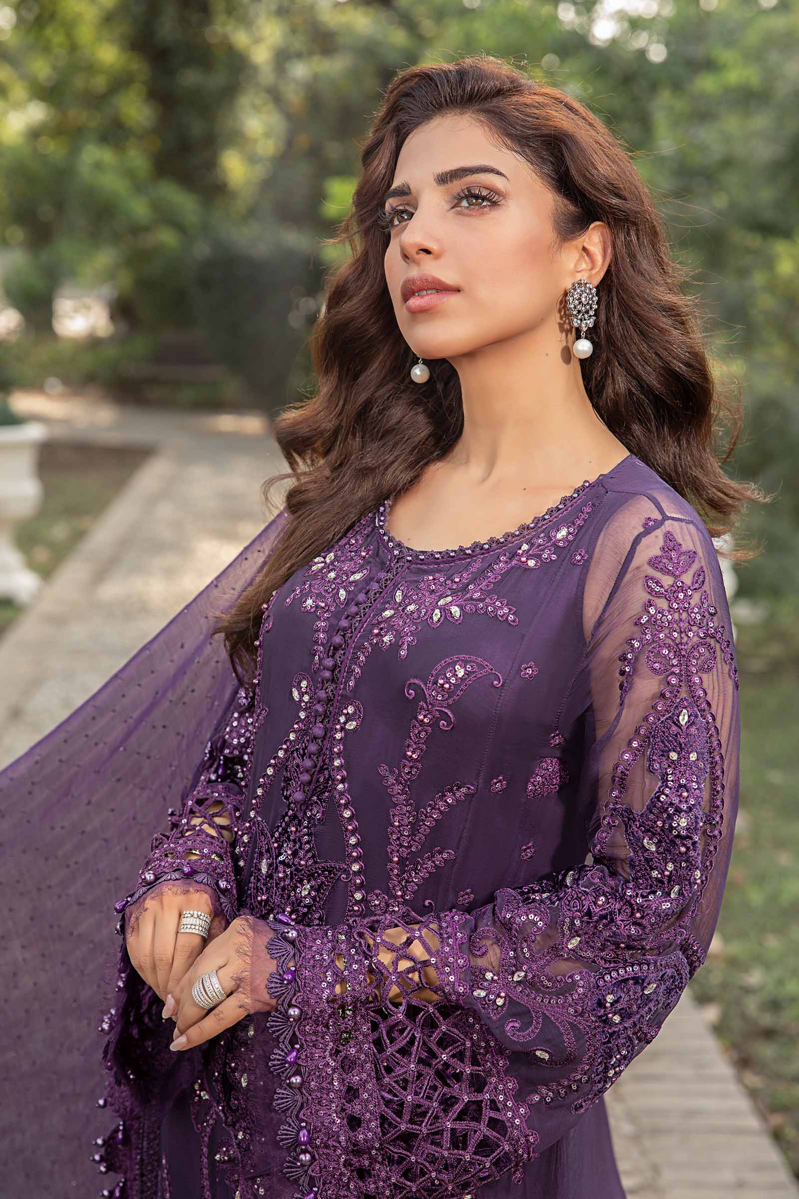 Embroidered Chiffon By Maria.B - UNSTITCHED