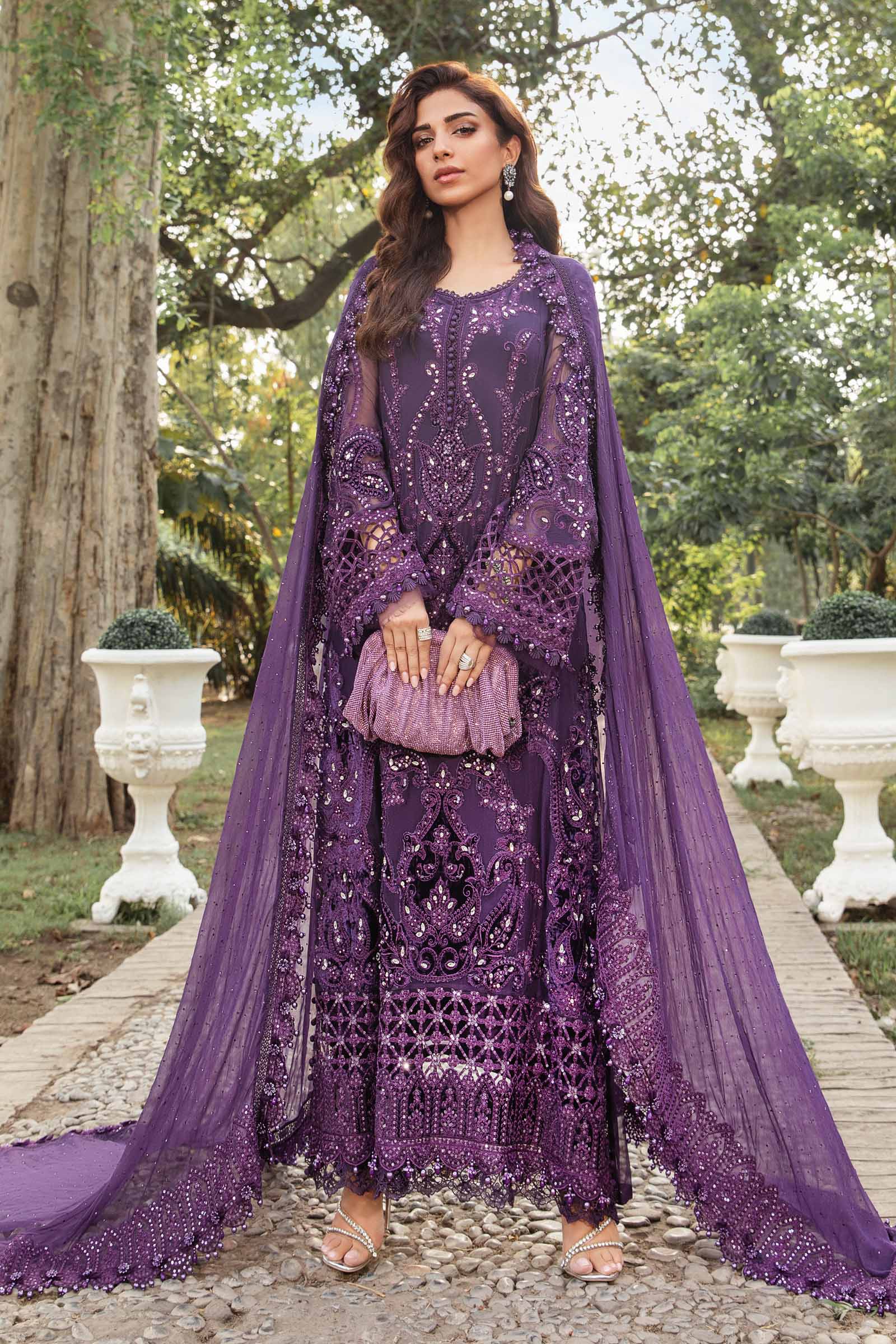 Embroidered Chiffon By Maria.B - UNSTITCHED