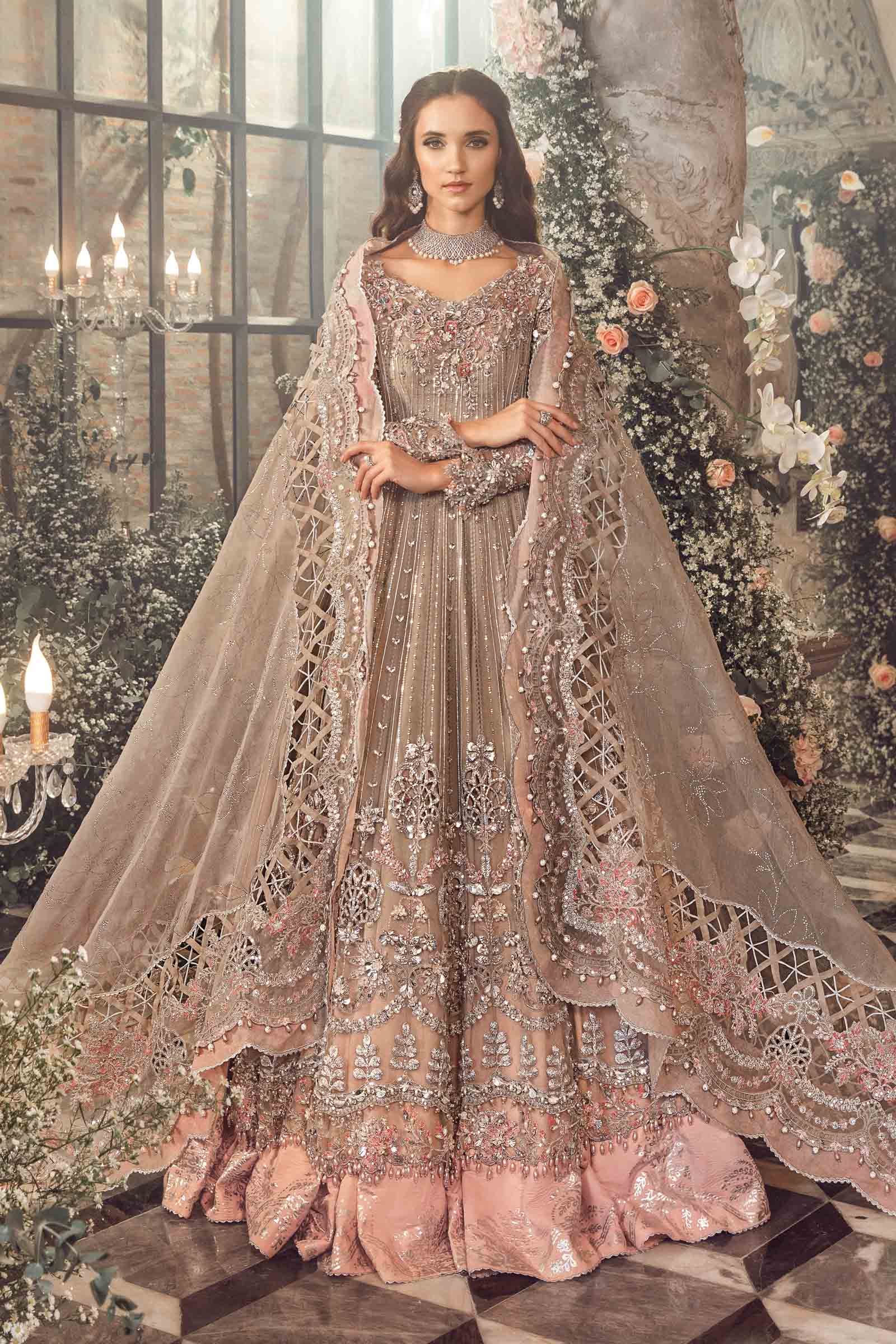 Mbroidered Grey By Maria.B - UNSTITCHED