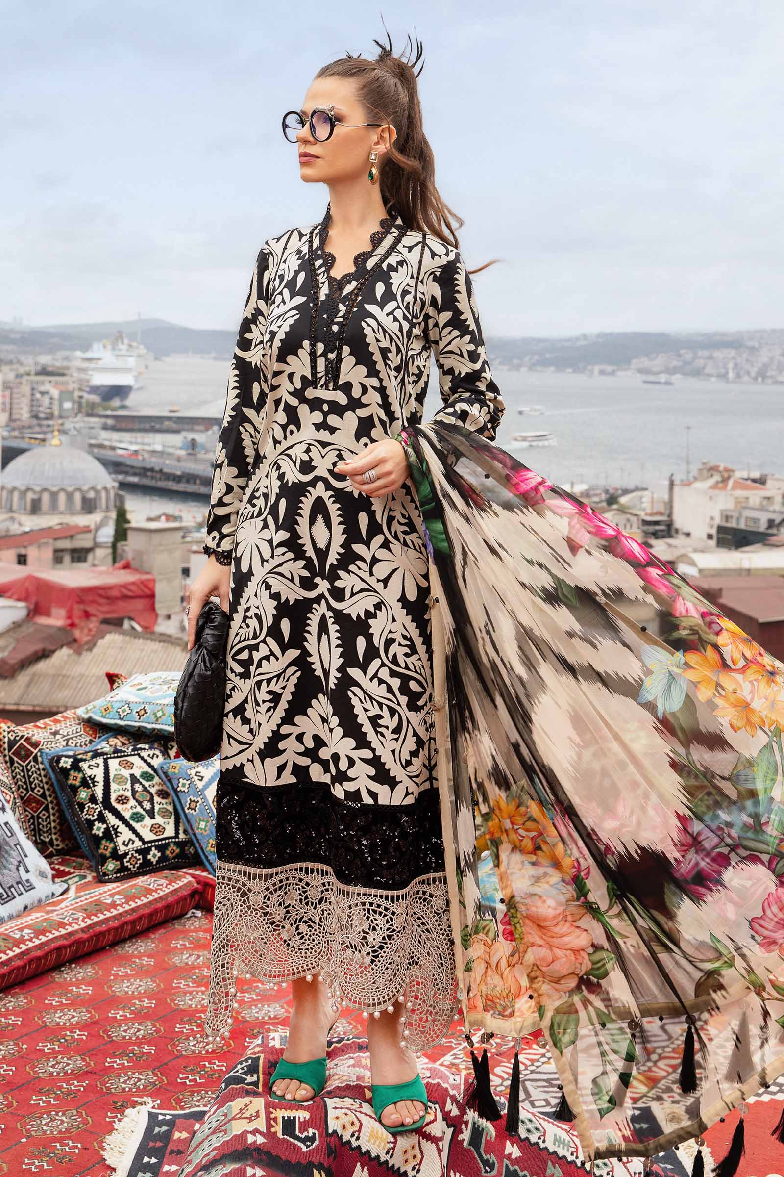 3 Piece Printed Cambric By Maria.B - UNSTITCHED