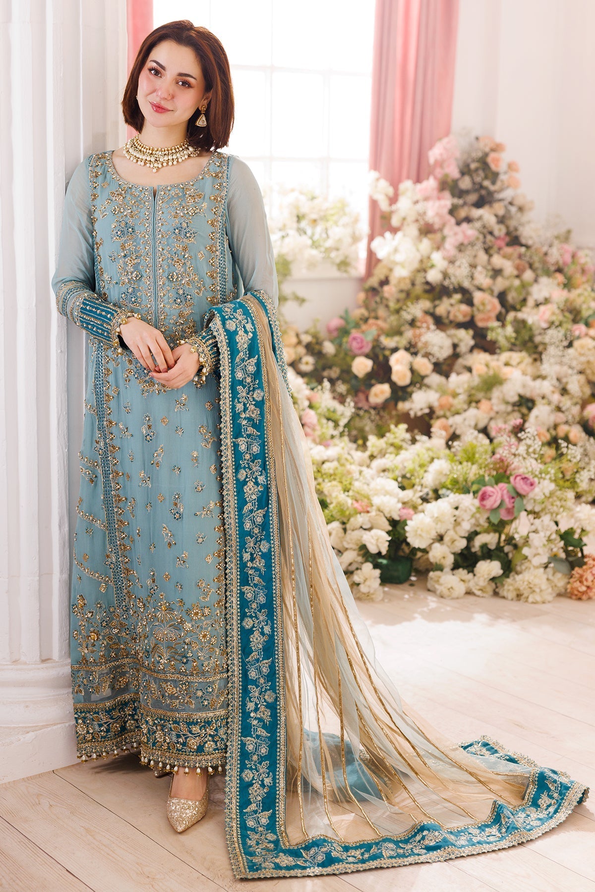 3 Piece Embroidered Adda Work By Charizma - UNSTITCHED