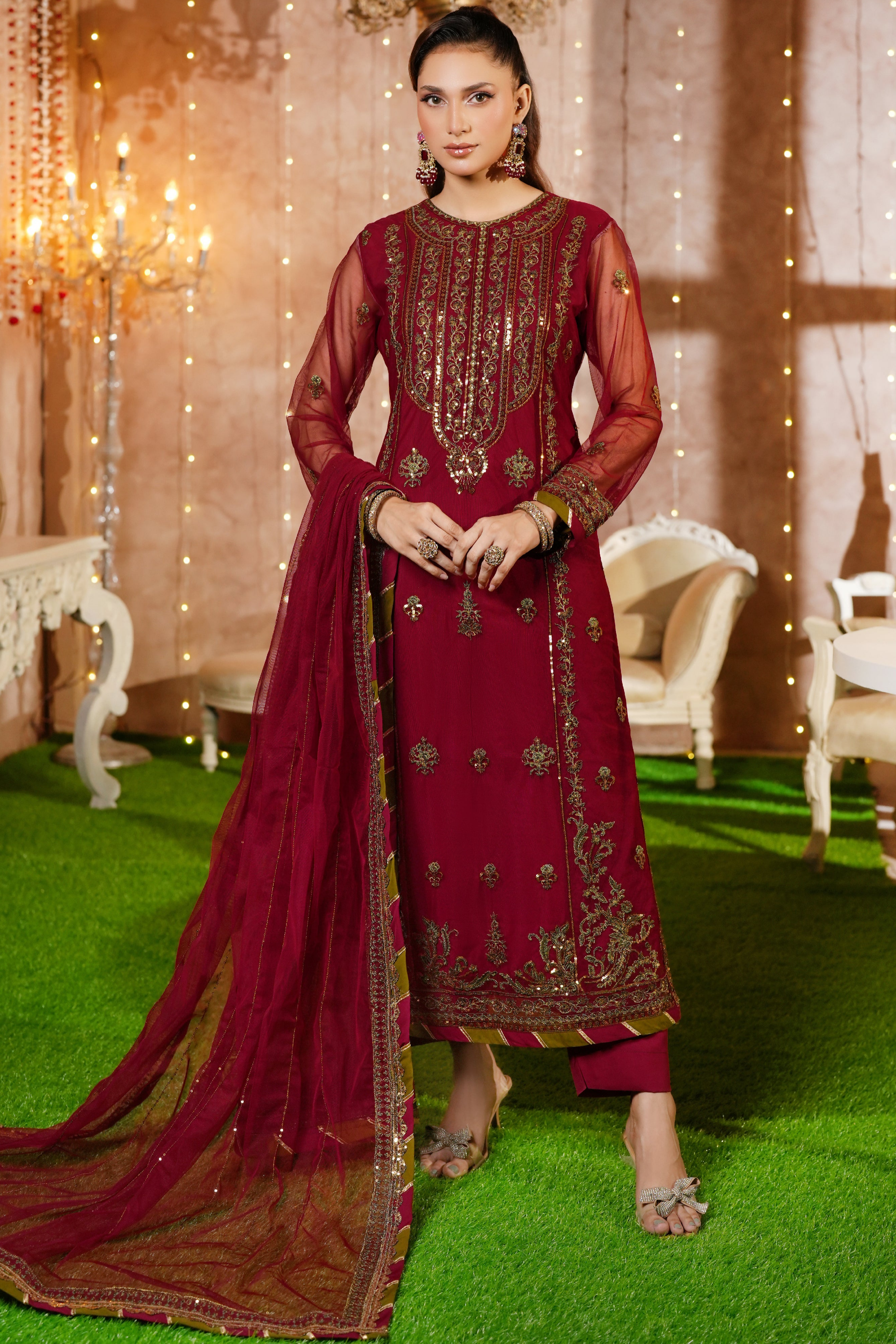 3 Piece Embroidered By Asim Jofa - UNSTITCHED