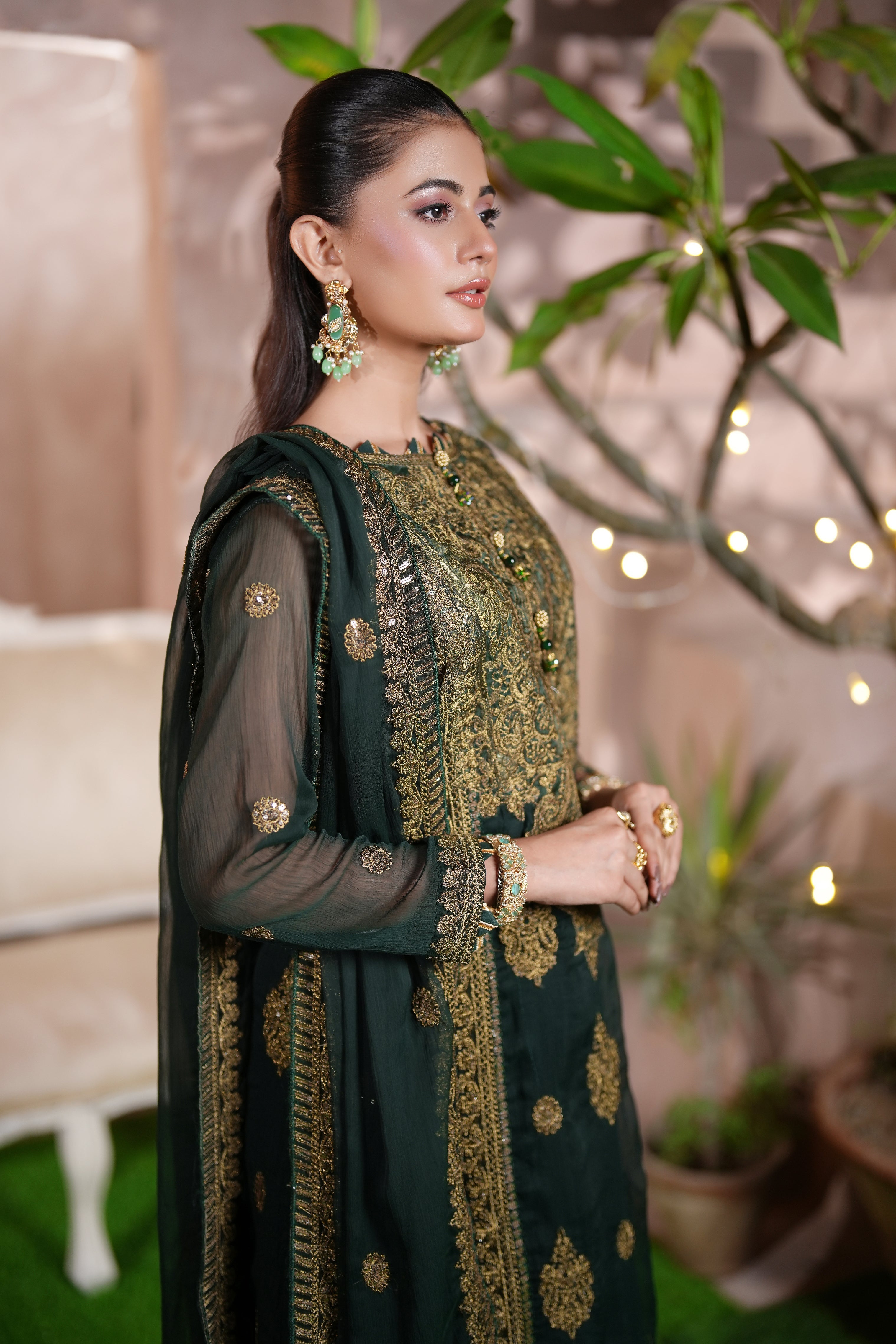 3 Piece Stitched - Roohiya