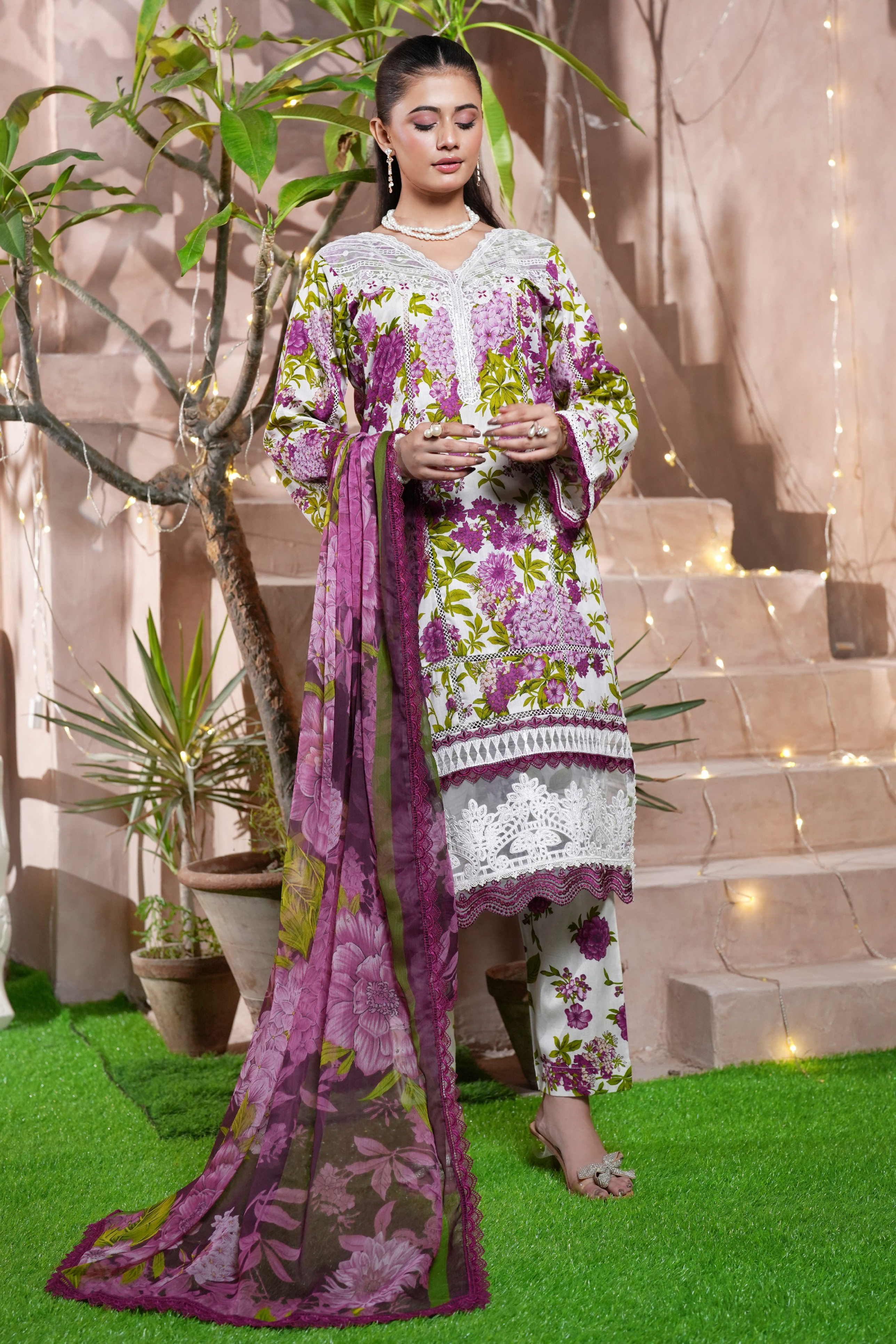 3 Piece Stitched - Zawiya