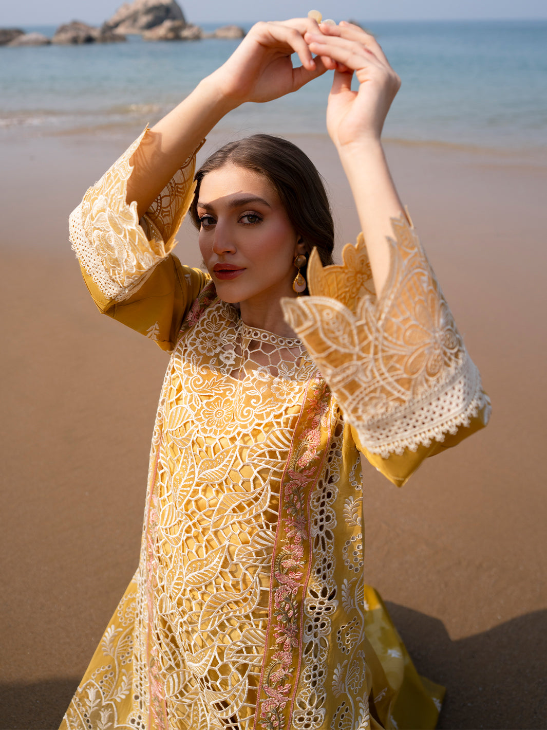 3 Piece Embroidered Luxury Lawn By MAHNUR - UNSTITCHED