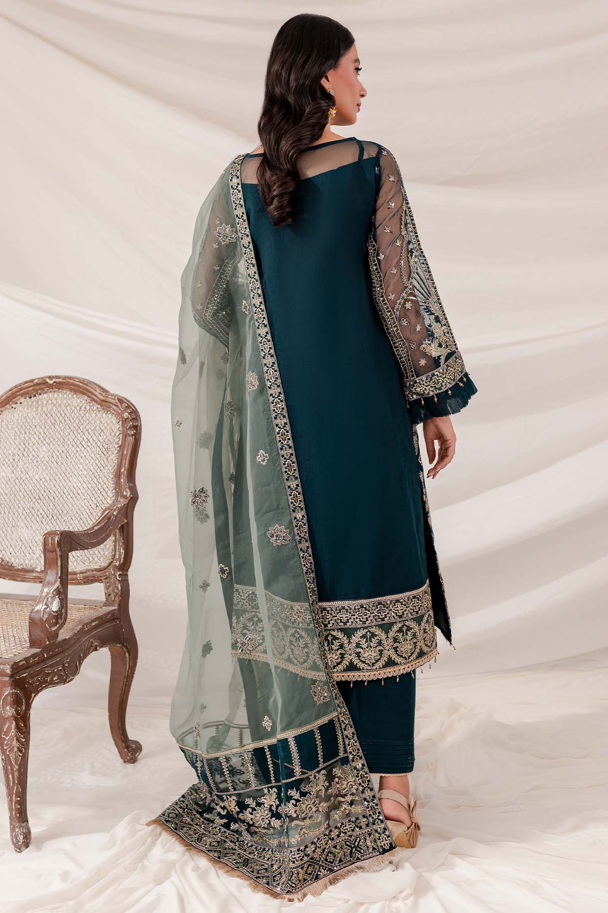 Shamrock By Farasha - UNSTITCHED