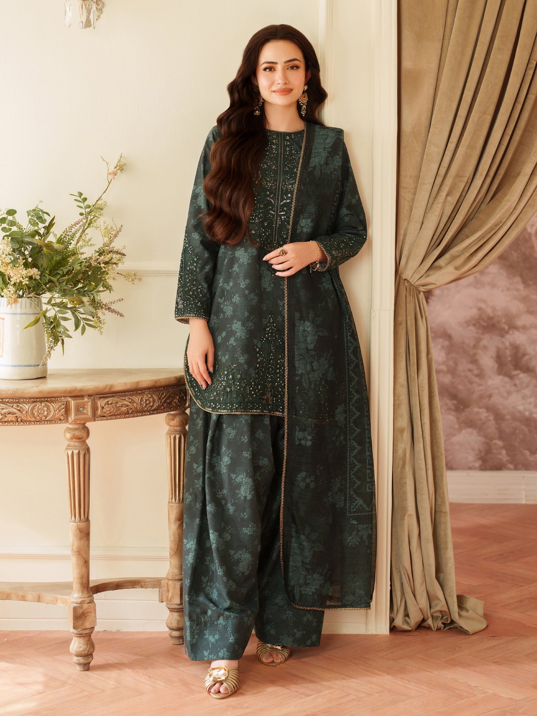 3 Piece Embroidered Printed Lawn By Mohagni - UNSTITCHED