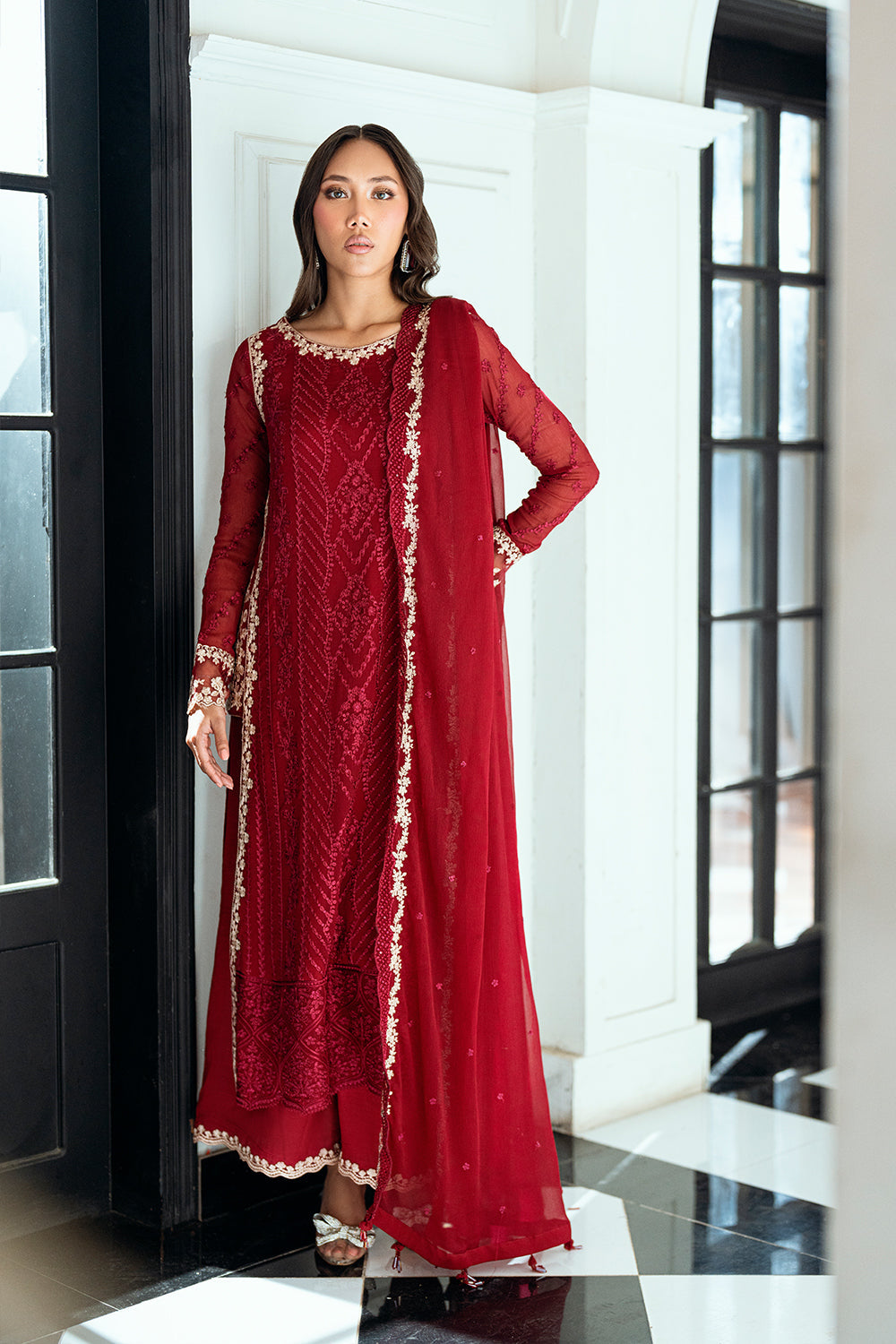 3 Piece Embroidered By Azure - UNSTITCHED