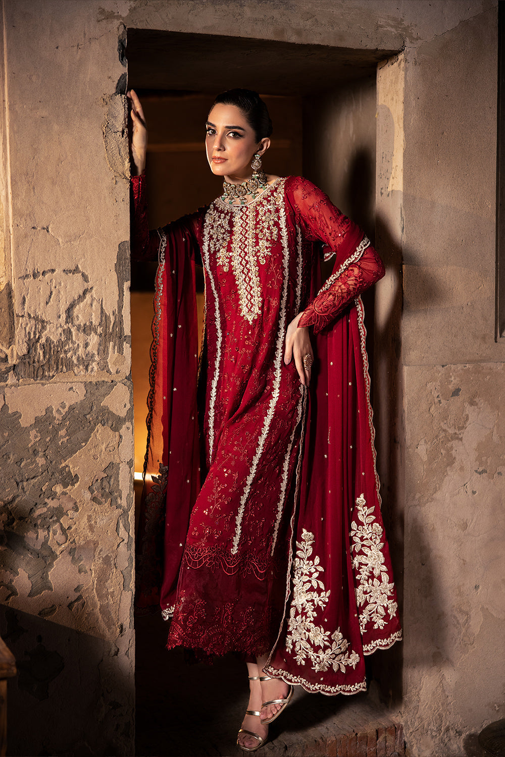 3 Piece Embroidered By Azure - UNSTITCHED