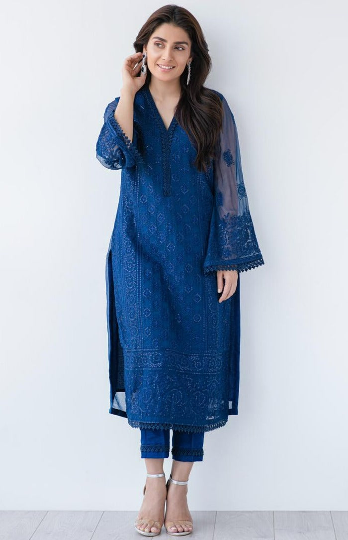 2 Piece Embroidered By Azure - UNSTITCHED