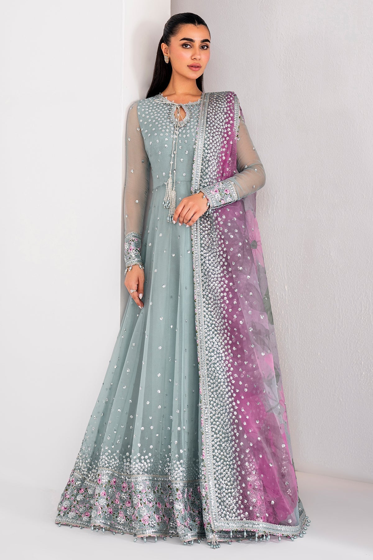 Embroidered Chiffon By Jazmin - UNSTITCHED